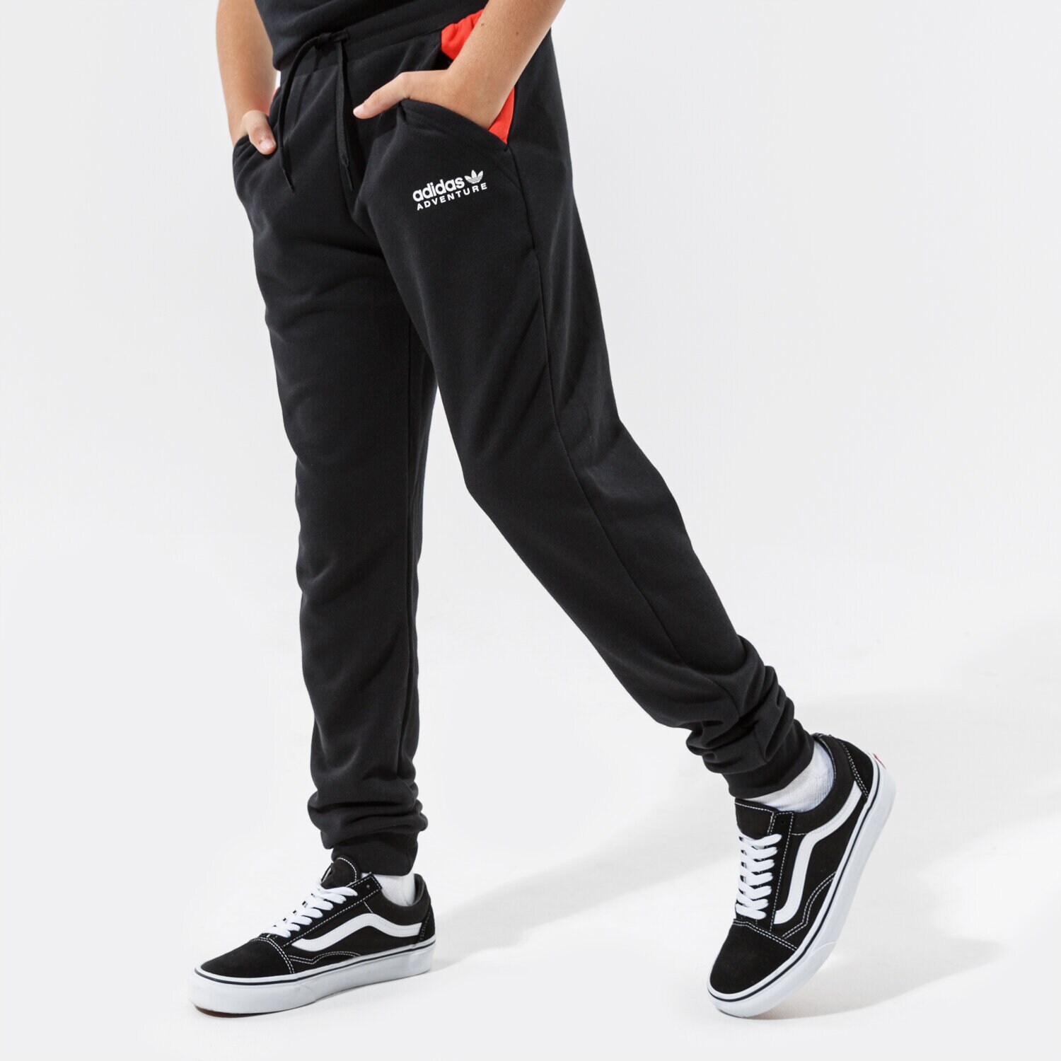dětské kalhoty ADIDAS KALHOTY  PANTS BOY H31228 ČERNÁ