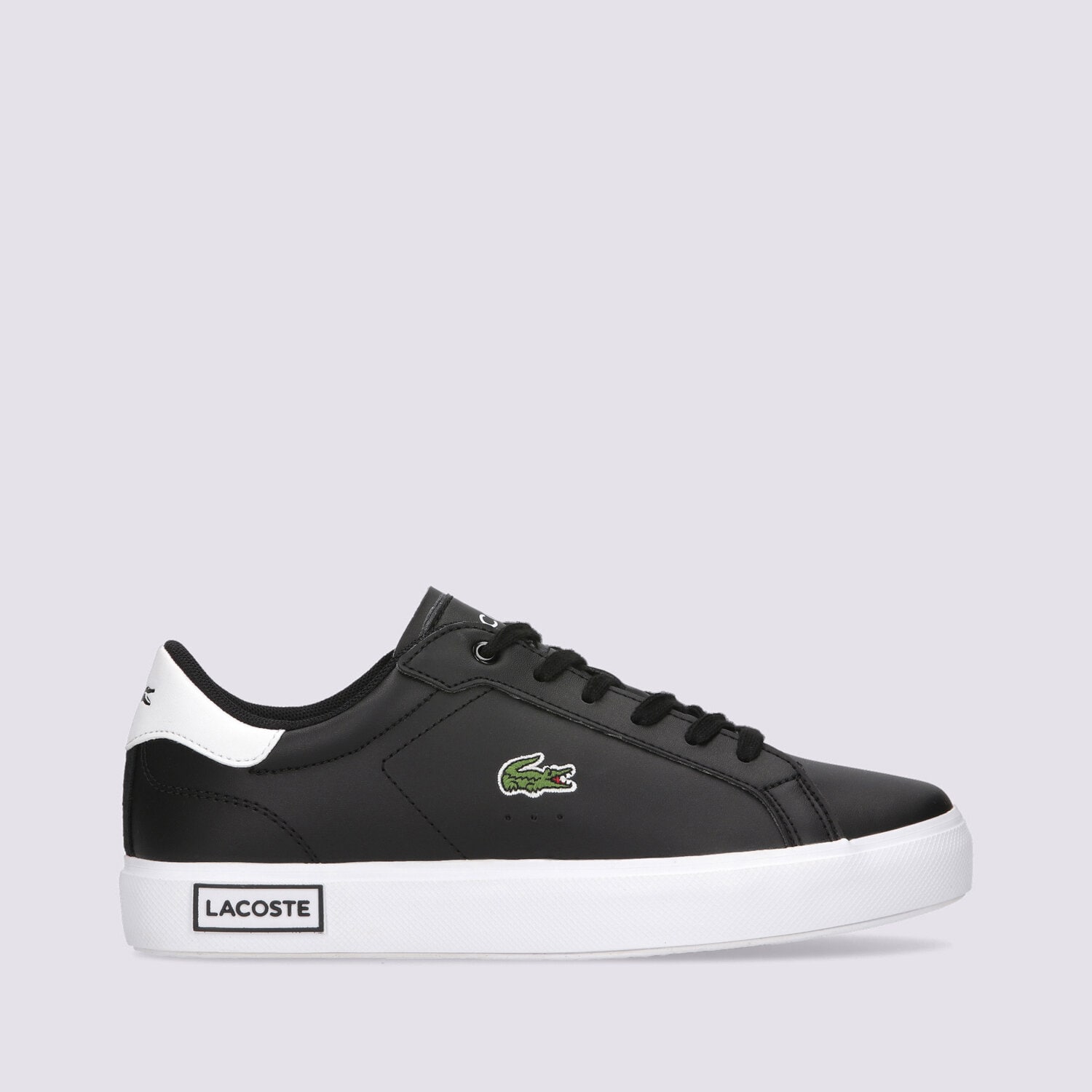 dětské tenisky LACOSTE POWERCOURT 0721 1 SUJ 741SUJ0014312 ČERNÁ