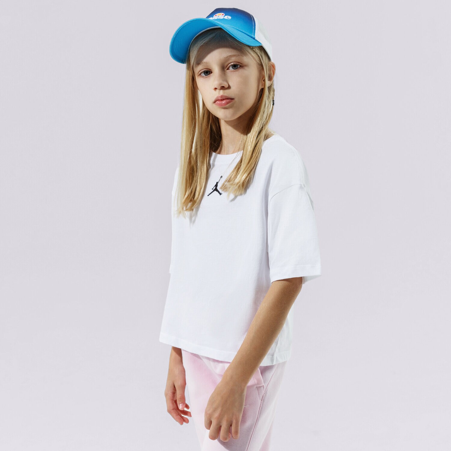 dětské tričko JORDAN TRIČKO JDG ESSENTIALS GIRL 45A770-001 BÍLÁ