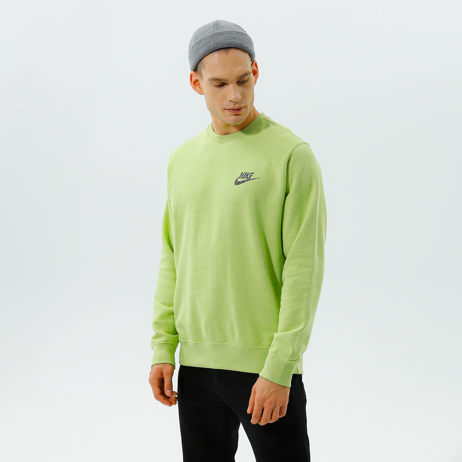 pánská mikina NIKE MIKINA M NSW SPE+ SB CRW REVIVAL DD7045-736 ŽLUTÁ