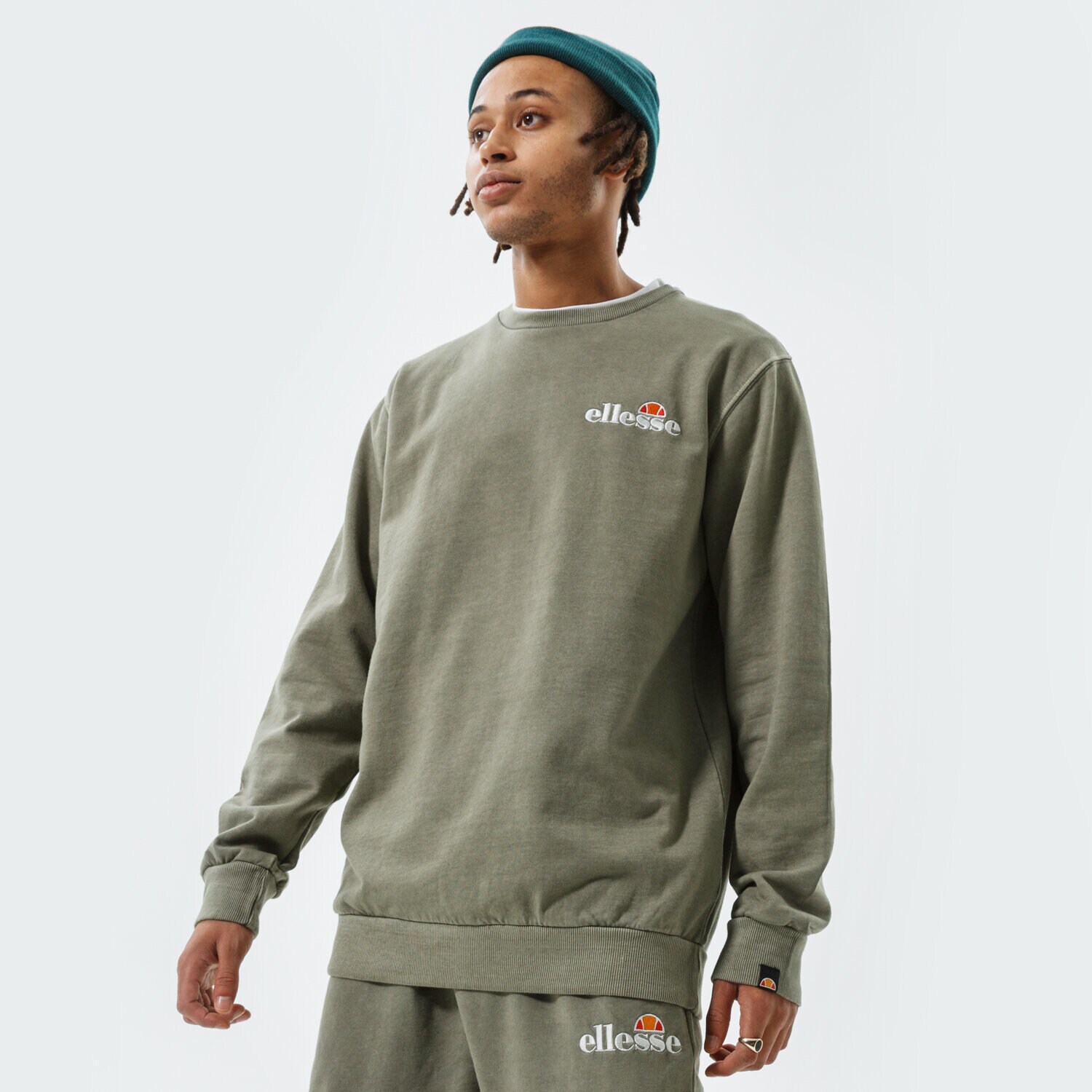 pánská mikina ELLESSE MIKINA CALENDULA SWEATSHIRT KHA SHK13145506 KHAKI