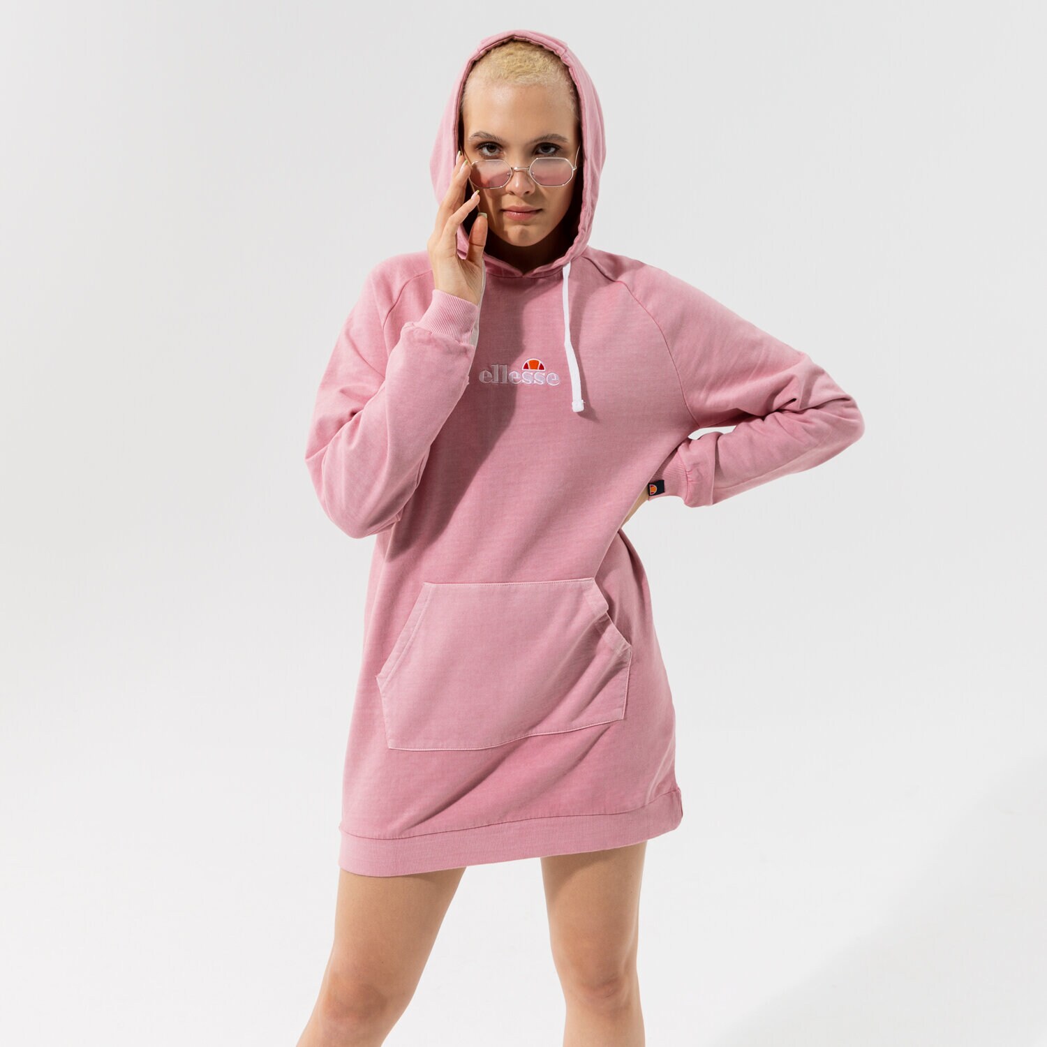 dámská mikina ELLESSE MIKINA S KAPUCÍ TRIPHALA DRESS PINK SGK13152814 RŮŽOVÁ