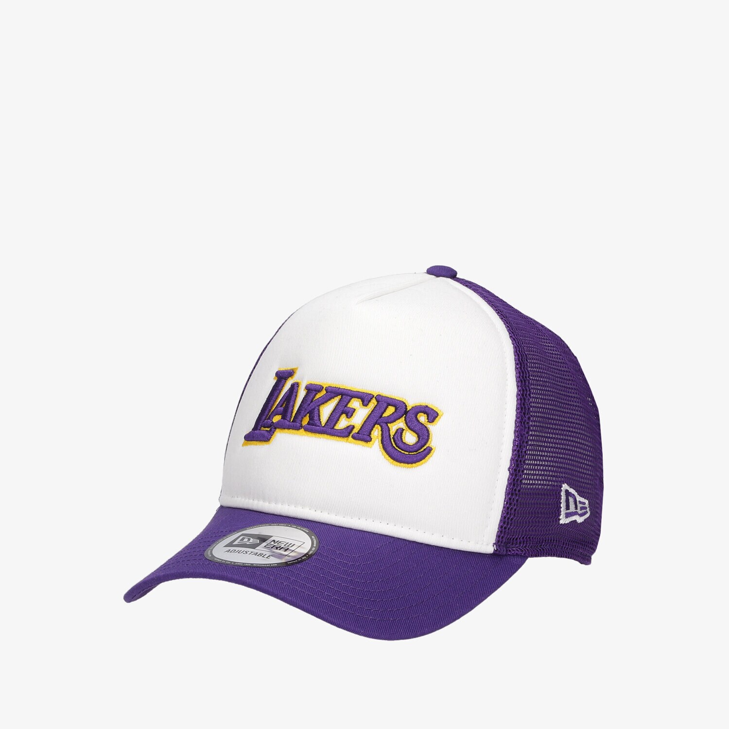 pánská kšiltovka NEW ERA ČEPICE TEAM ARCH TRUCKER LAKERS LOS ANGELES LAKERS T 60141674 BÍLÁ