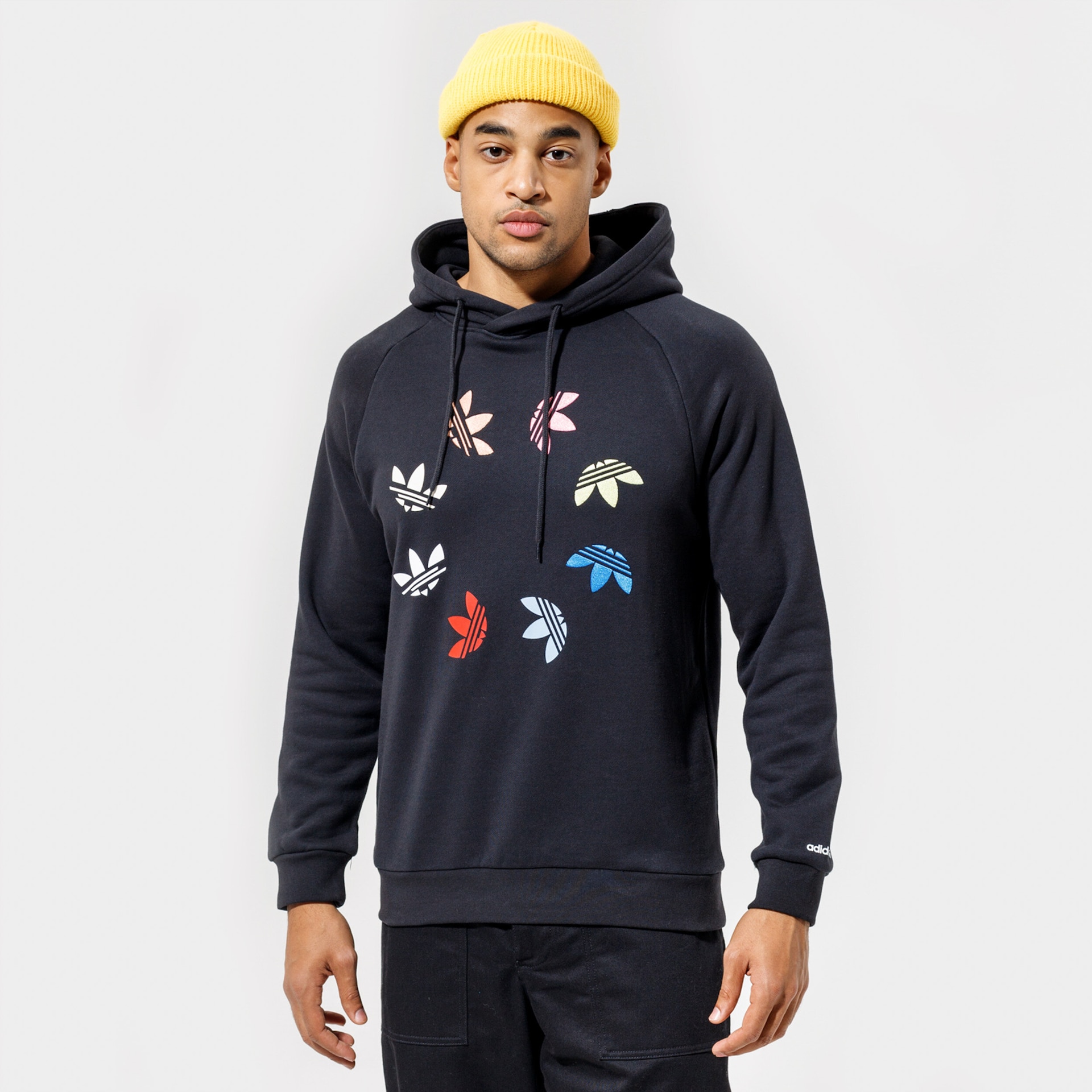 pánská mikina ADIDAS MIKINA S KAPUCÍ ST HOODY H37732 ČERNÁ