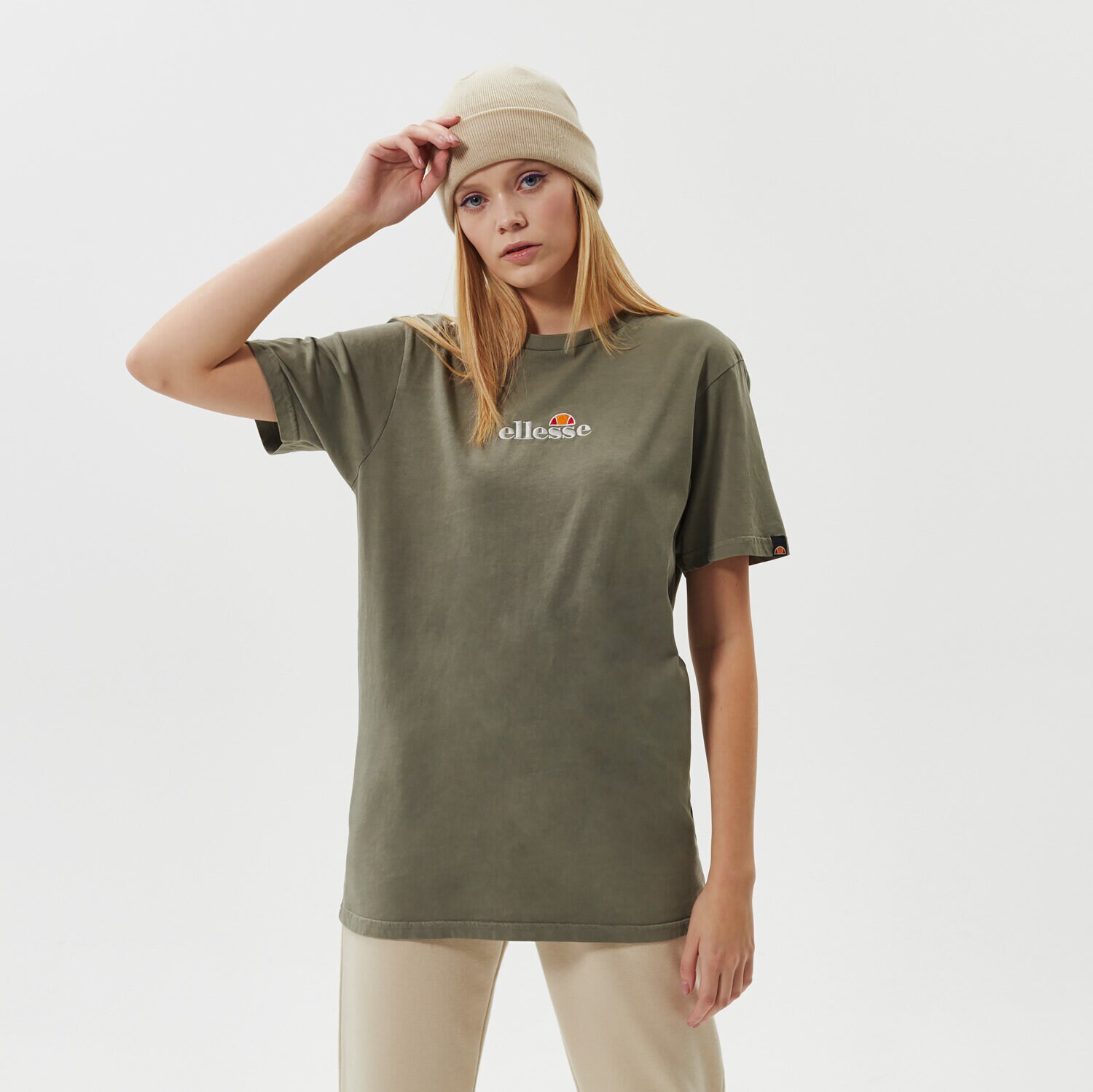 dámské tričko ELLESSE TRIČKO ANNATTO TEE KHA SGK13148506 KHAKI