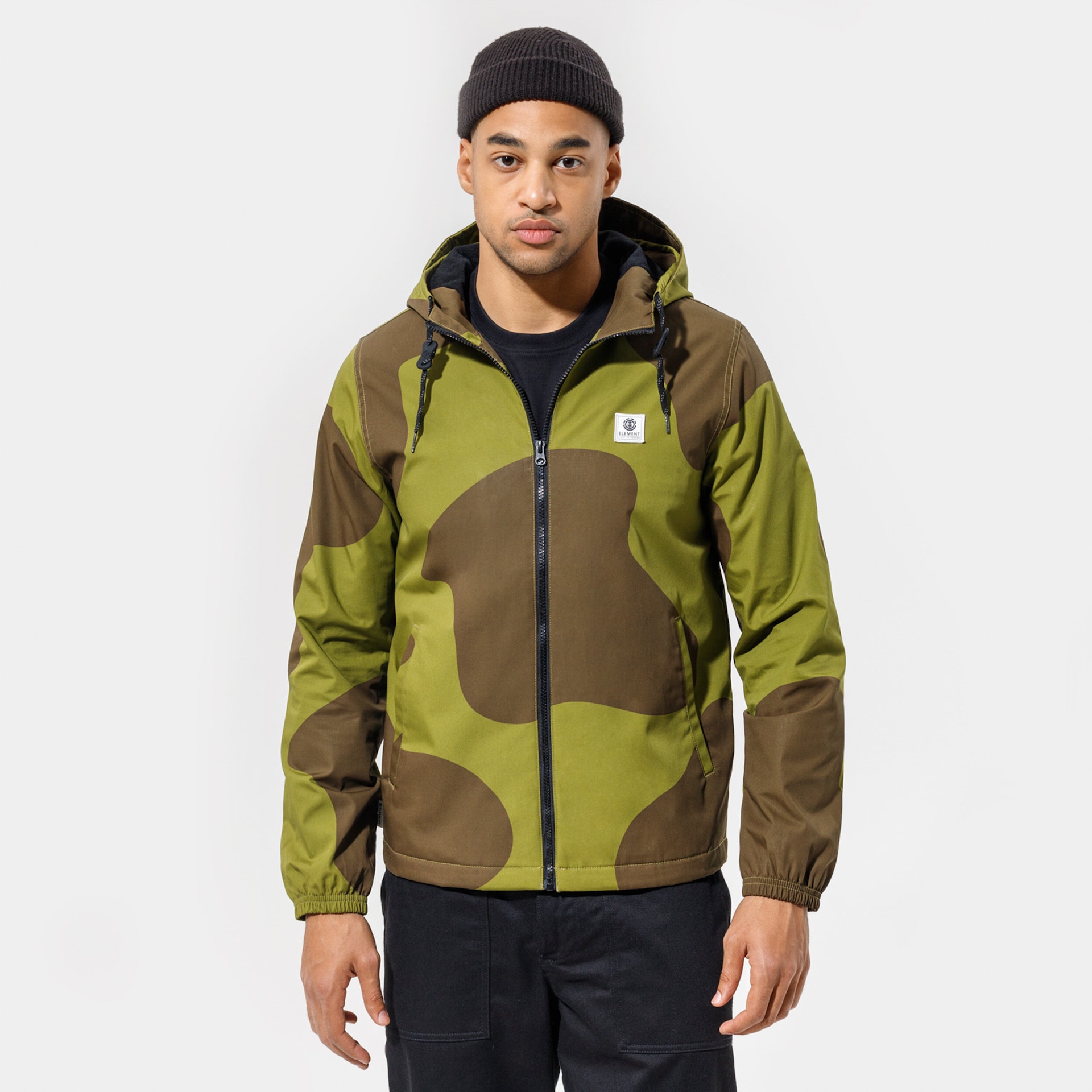pánská zimní bunda ELEMENT BUNDA ALDER U1JKC33217 KHAKI