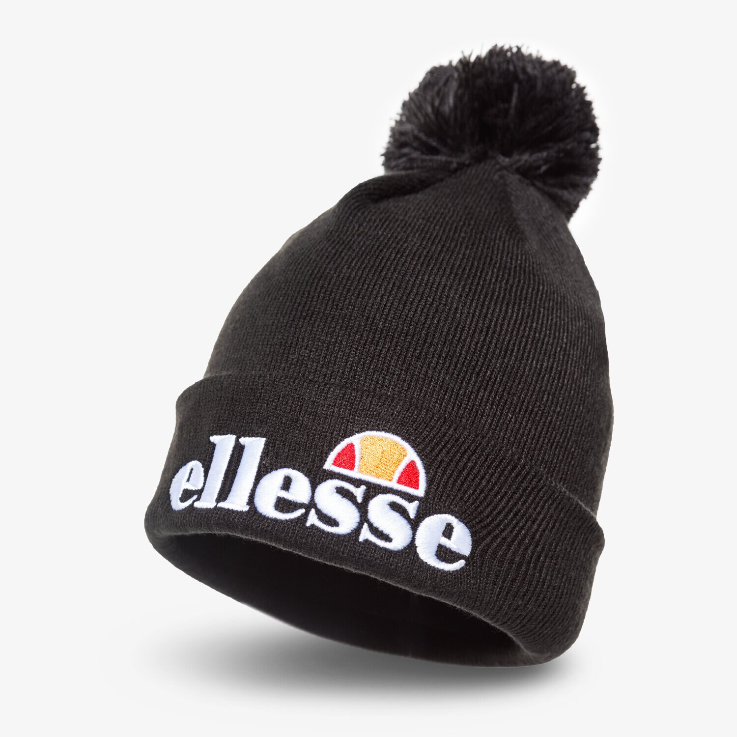 dětská čepice ELLESSE ČEPICE ZIMNÍ VELLY POM POM BLK SAAY0473011 ČERNÁ