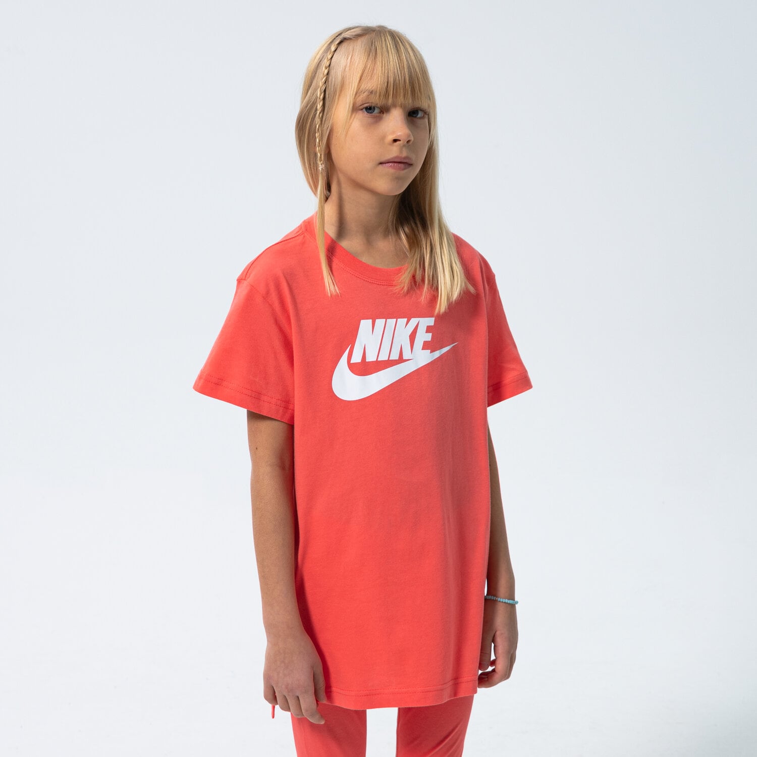 dětské tričko NIKE TRIČKO SPORTSWEAR GIRL AR5088-814 RŮŽOVÁ