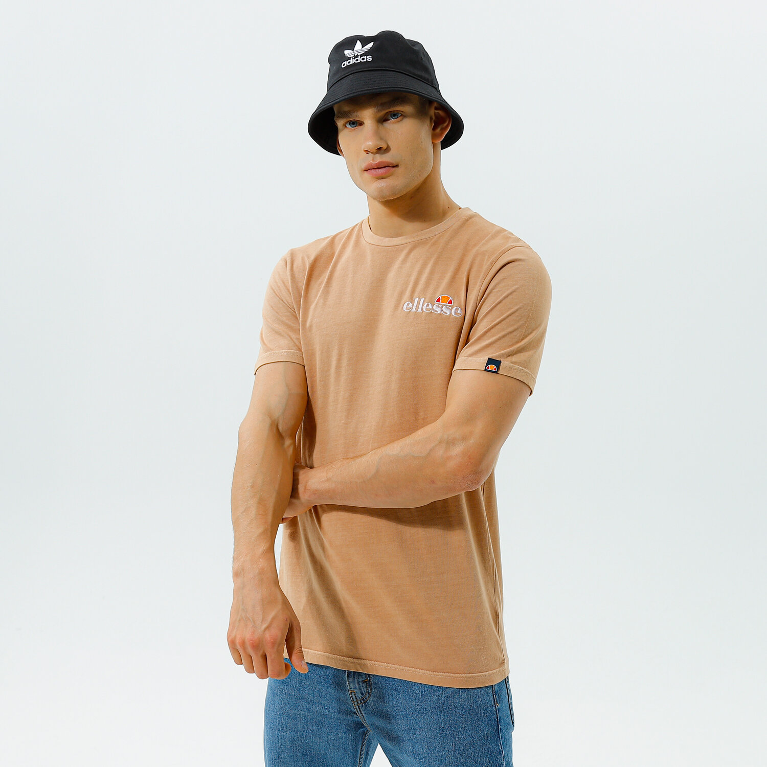 pánské tričko ELLESSE TRIČKO TACOMO TEE BEIGE SHK13143214 BÉŽOVÁ