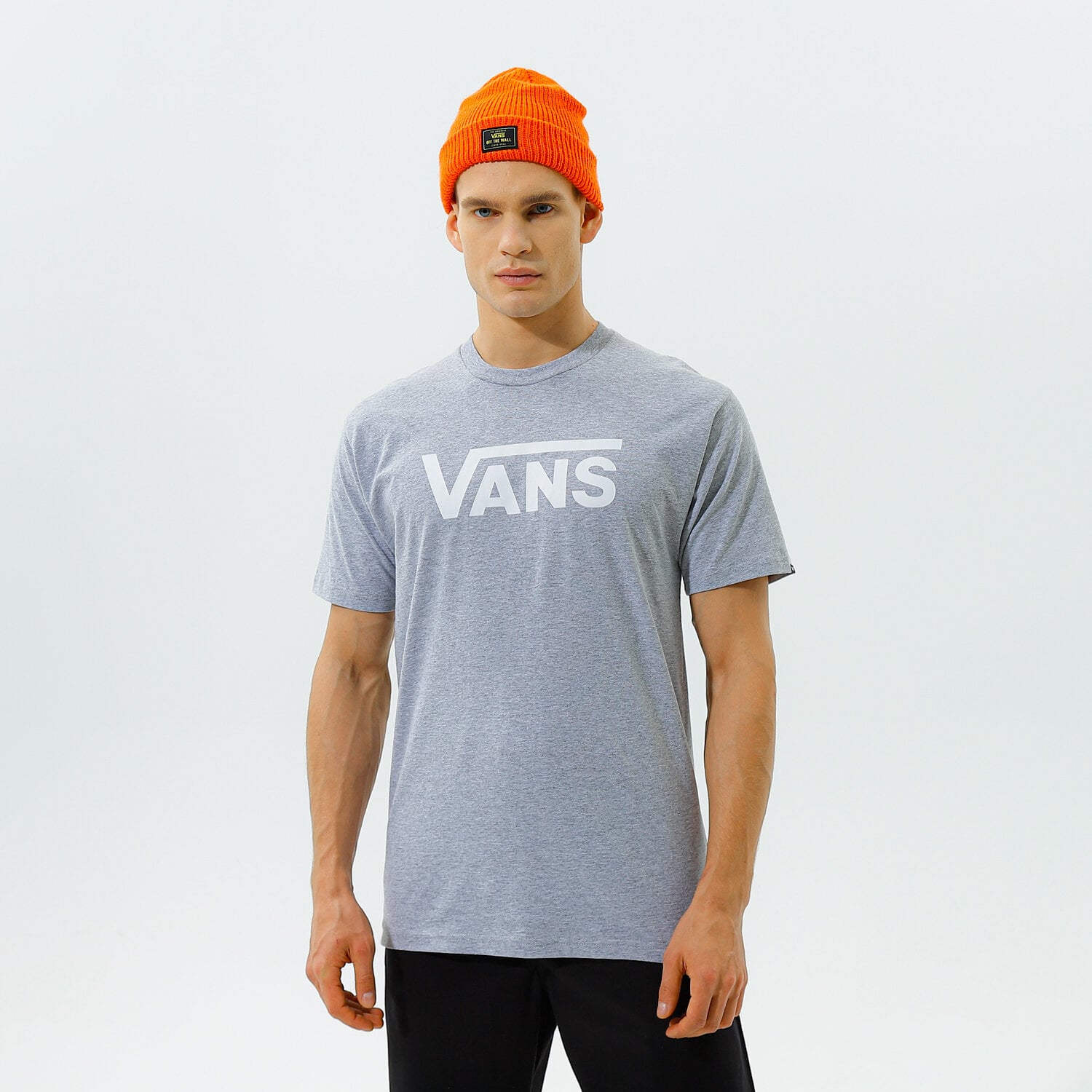 pánské tričko VANS TRIČKO VANS CLASSIC VN000GGGATH1 ŠEDÁ