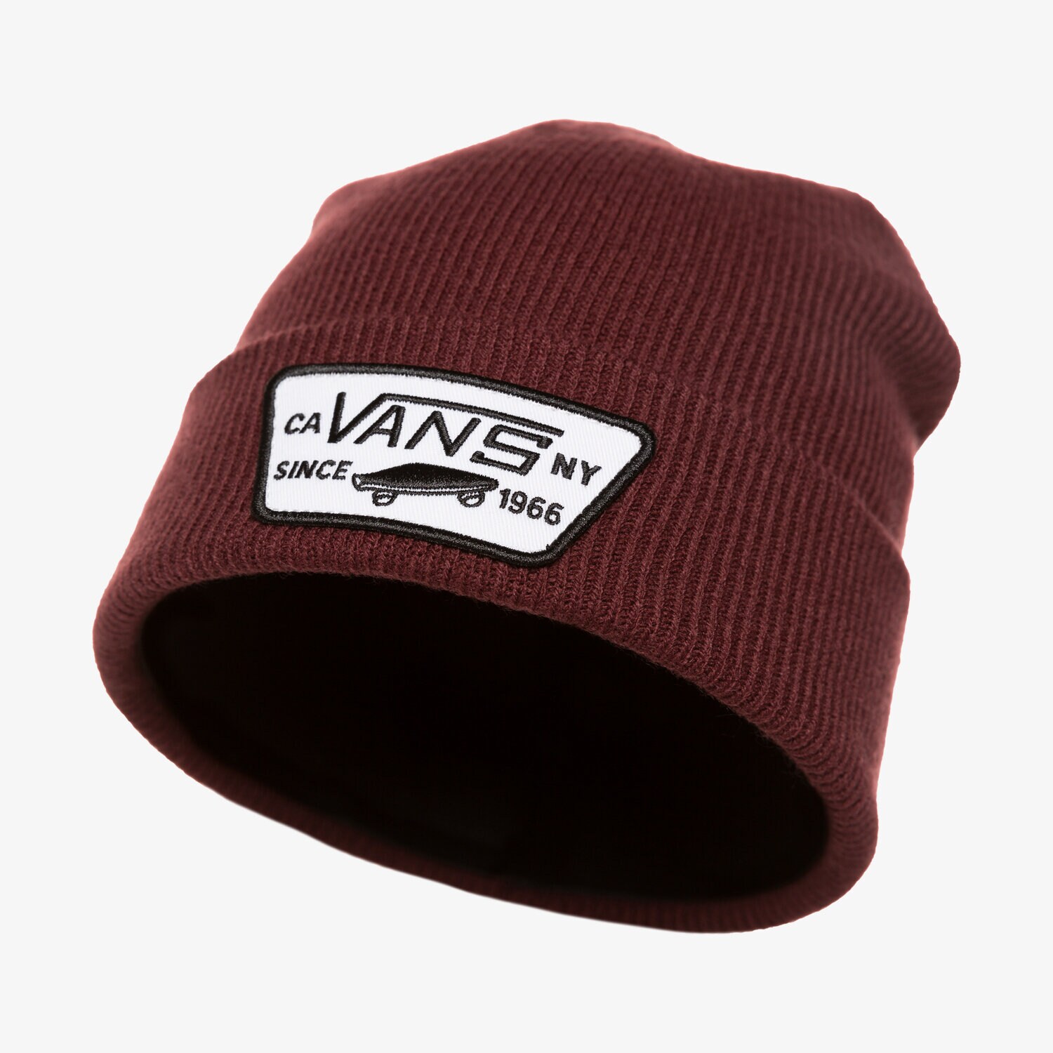 dětská čepice VANS ČEPICE ZIMNÍ MILFORD BEANIE VN000UOU4QU1 BORDOVÁ