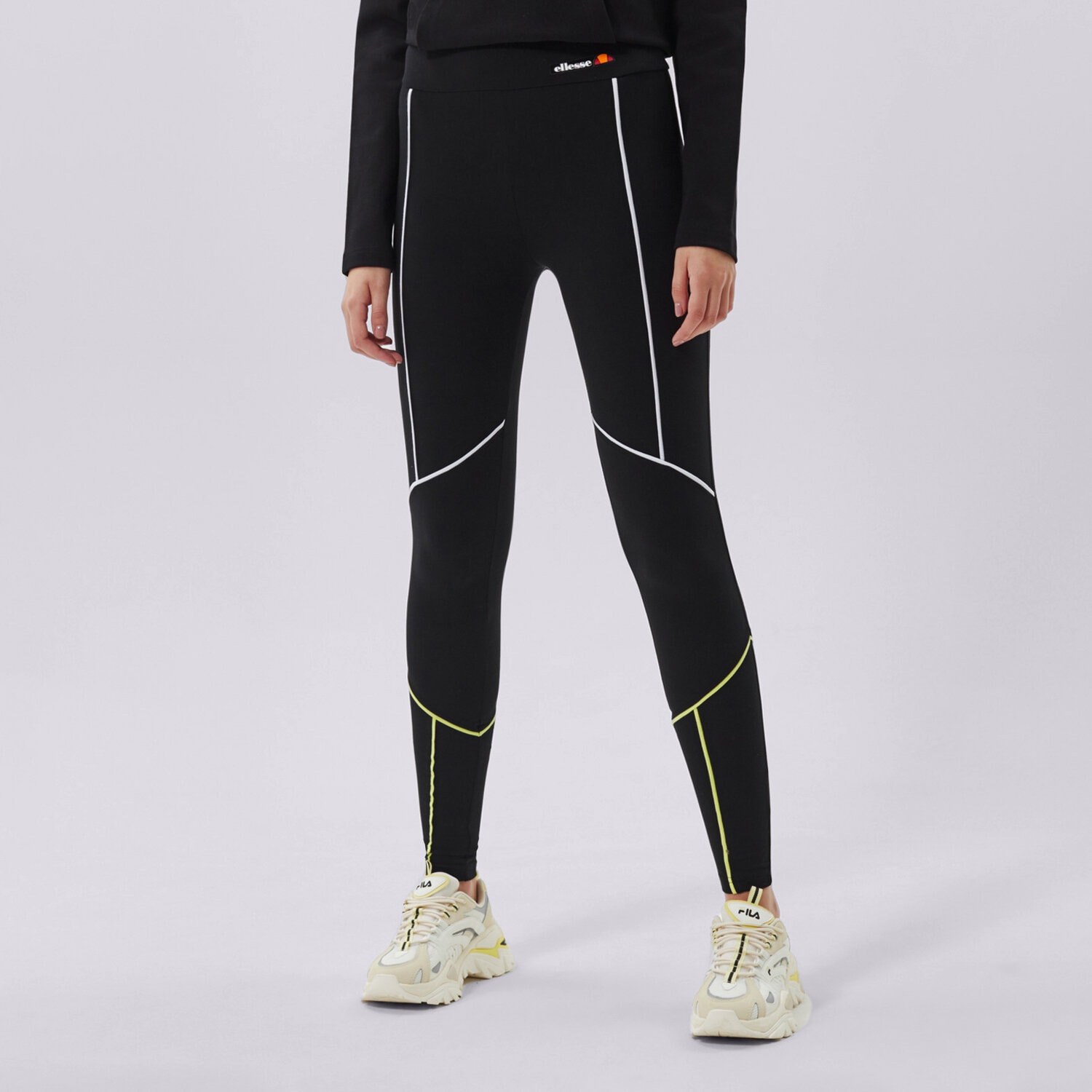 dámské kalhoty ELLESSE KALHOTY  LENORA LEGGING BLK SGI11103011 ČERNÁ