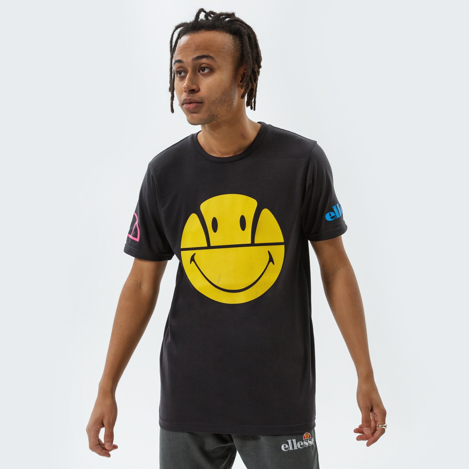 dámské tričko ELLESSE TRIČKO PLEASURO TEE DGREY SMILEY SU21 SML13079103 ŠEDÁ