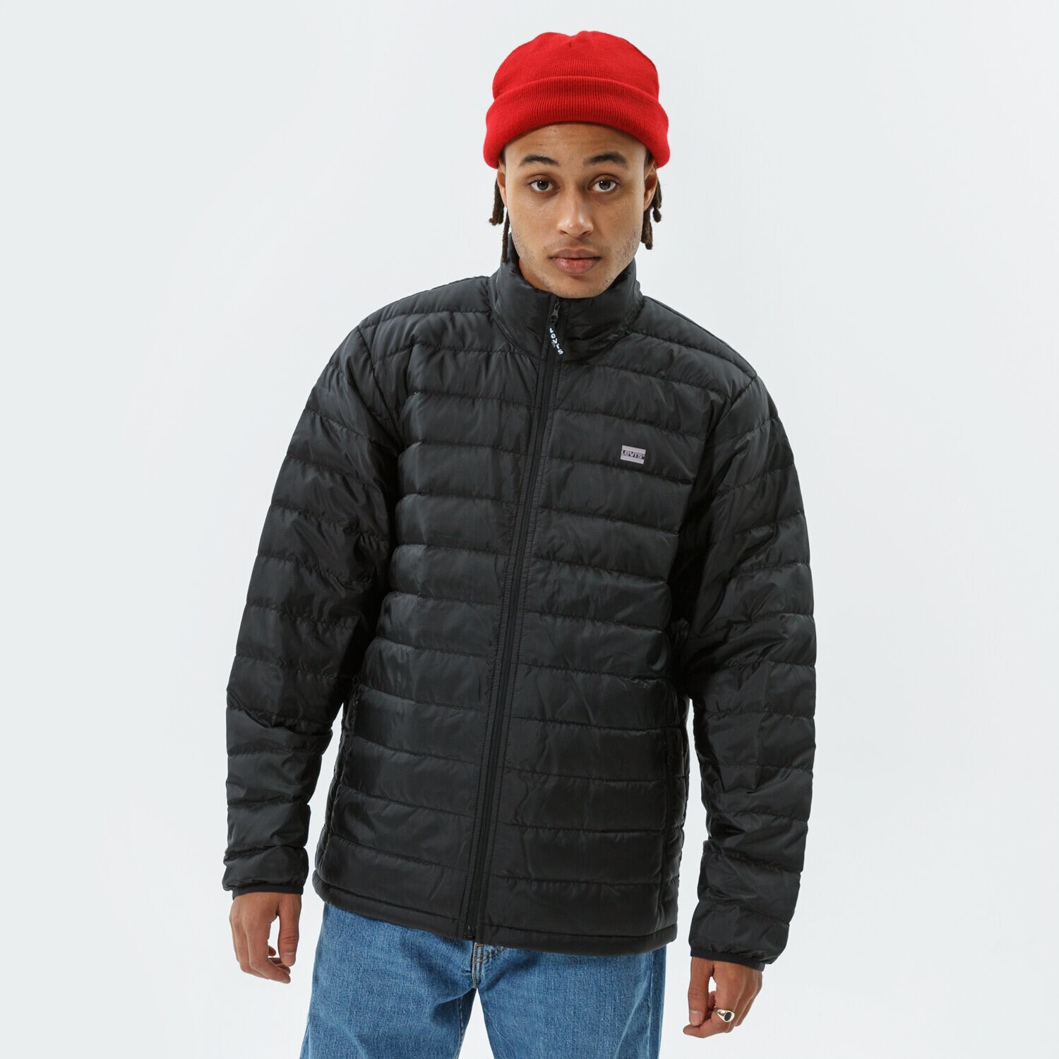 Přechodná bunda pánská (podzimní, jarní) LEVI'S BUNDA PRESIDIO PACKABLE JACKET 275230000 ČERNÁ