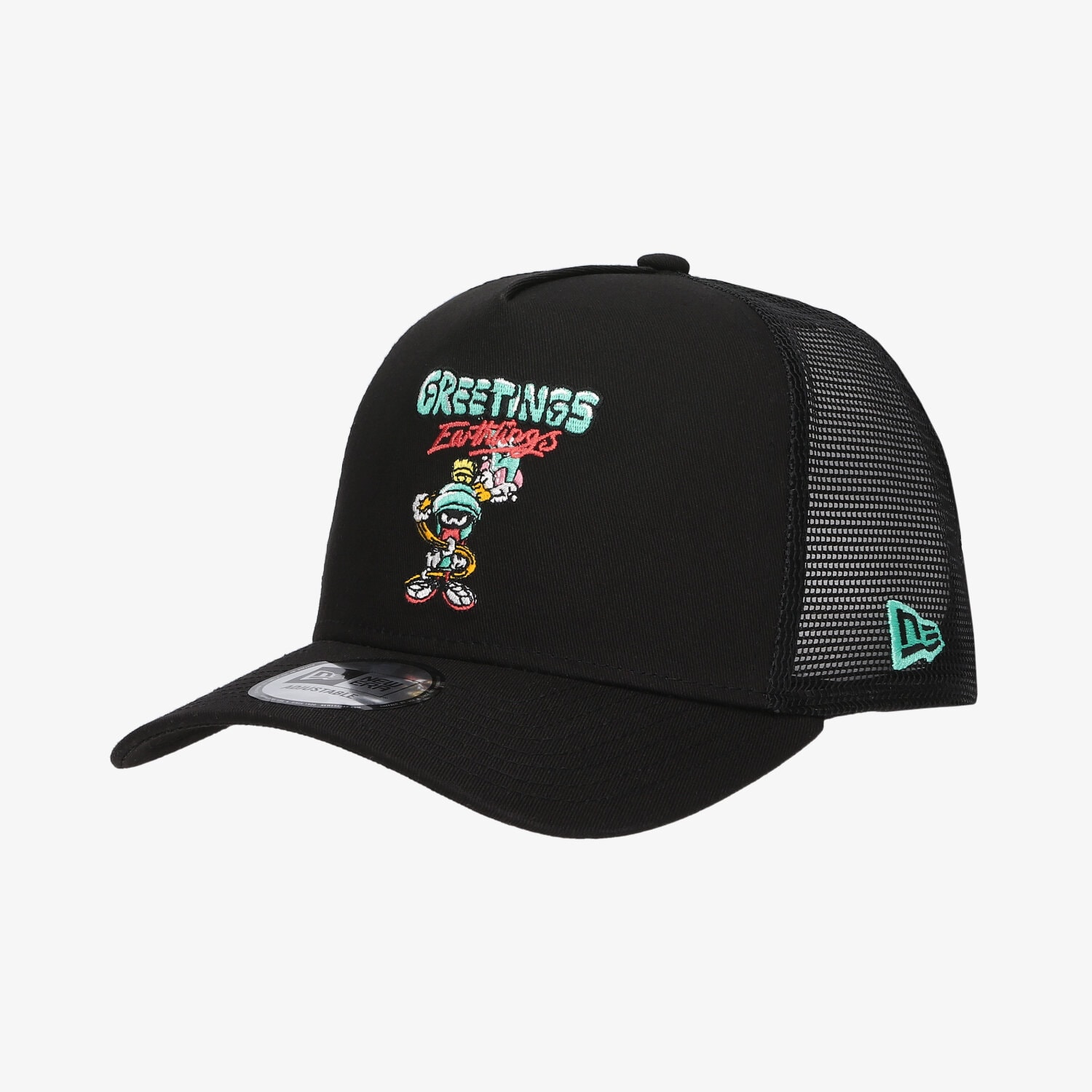 pánská kšiltovka NEW ERA ČEPICE CHARACTER TRUCKER MARVIN MARVIN THE MARTIAN B 60141582 ČERNÁ