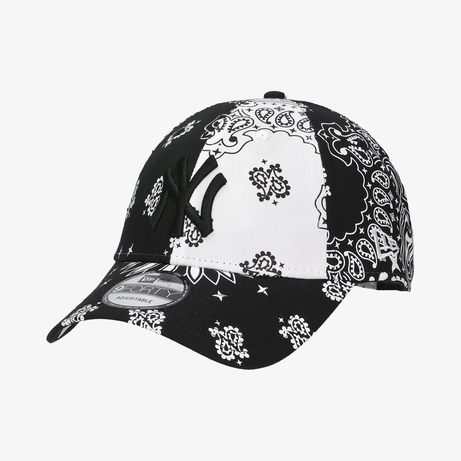 pánská kšiltovka NEW ERA ČEPICE PAISLEY PRINT 940 NYY BLK NEW YORK YANKEES BL 60141909 VÍCEBAREVNÁ