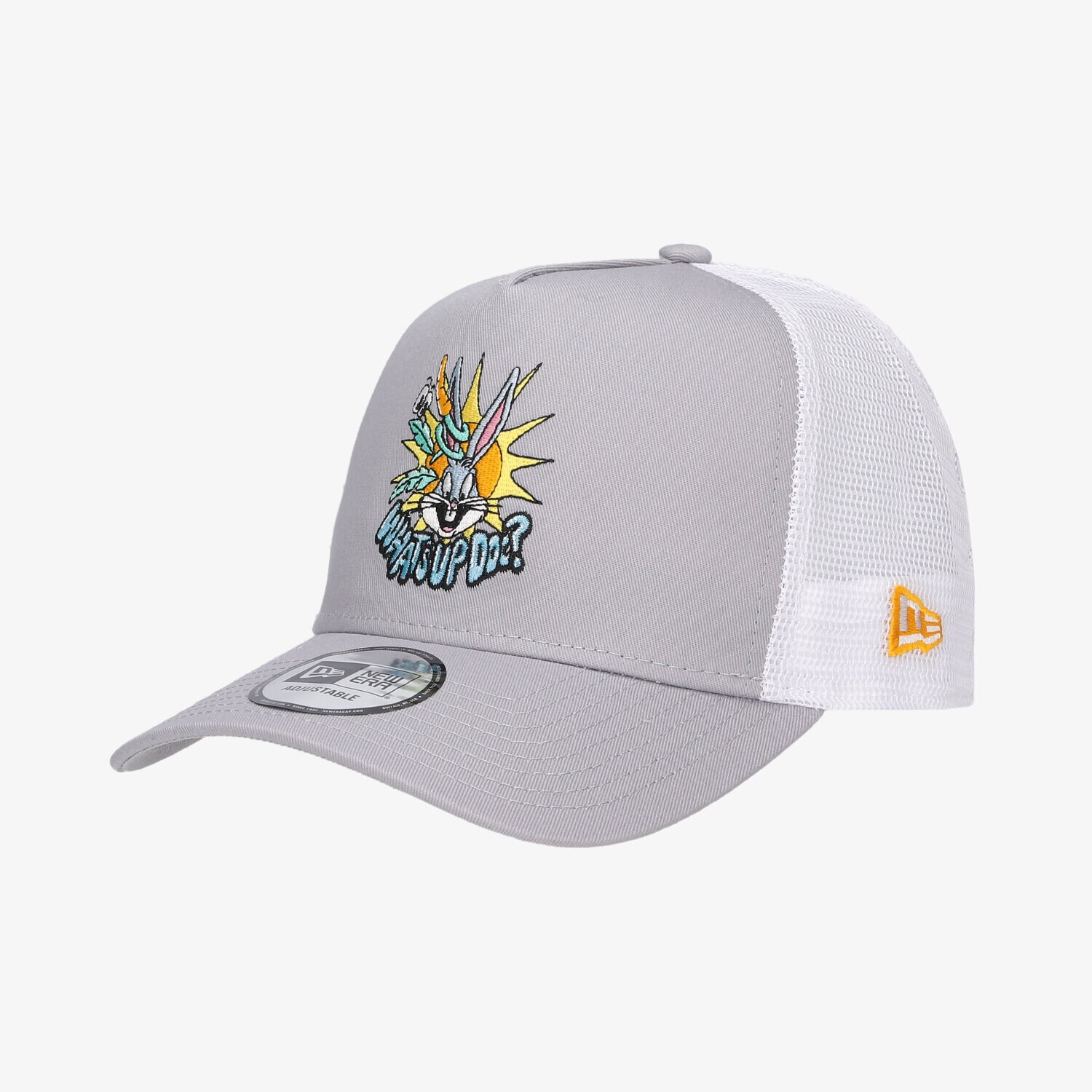 pánská kšiltovka NEW ERA ČEPICE CHARACTER TRUCKER BUGS BUNNY BUGS BUNNY GRA 60141575 ŠEDÁ