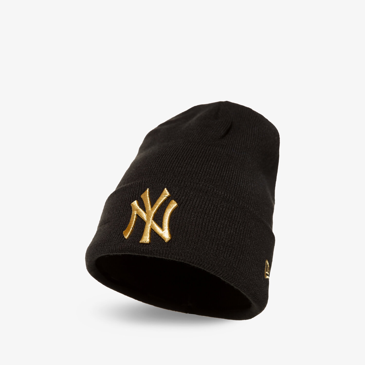 dámská čepice NEW ERA ČEPICE ZIMNÍ WMNS METALLIC KNIT NYY BLK NEW YORK YAN 60141816 ČERNÁ