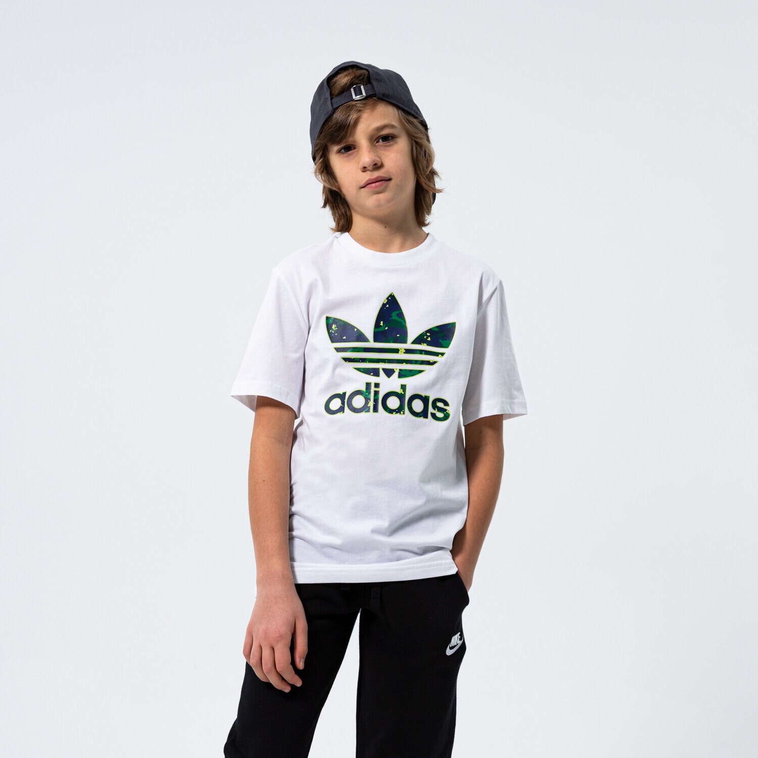 dětské tričko ADIDAS TRIČKO TEE BOY H20307 BÍLÁ