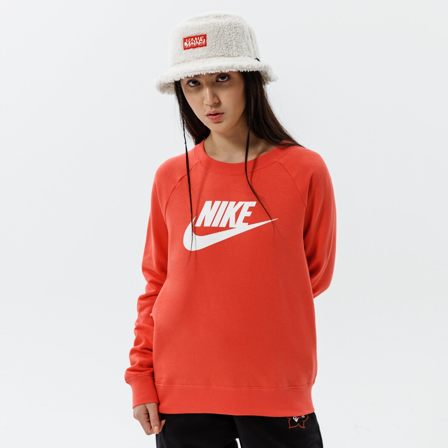 dámská mikina NIKE MIKINA SPORTSWEAR ESSENTIAL BV4112-814 ORANŽOVÁ