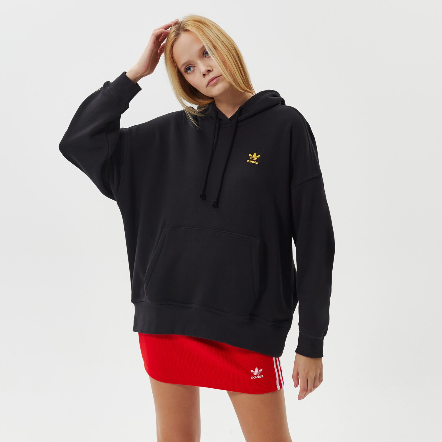 dámská mikina ADIDAS MIKINA S KAPUCÍ BF HOODIE H20415 ČERNÁ