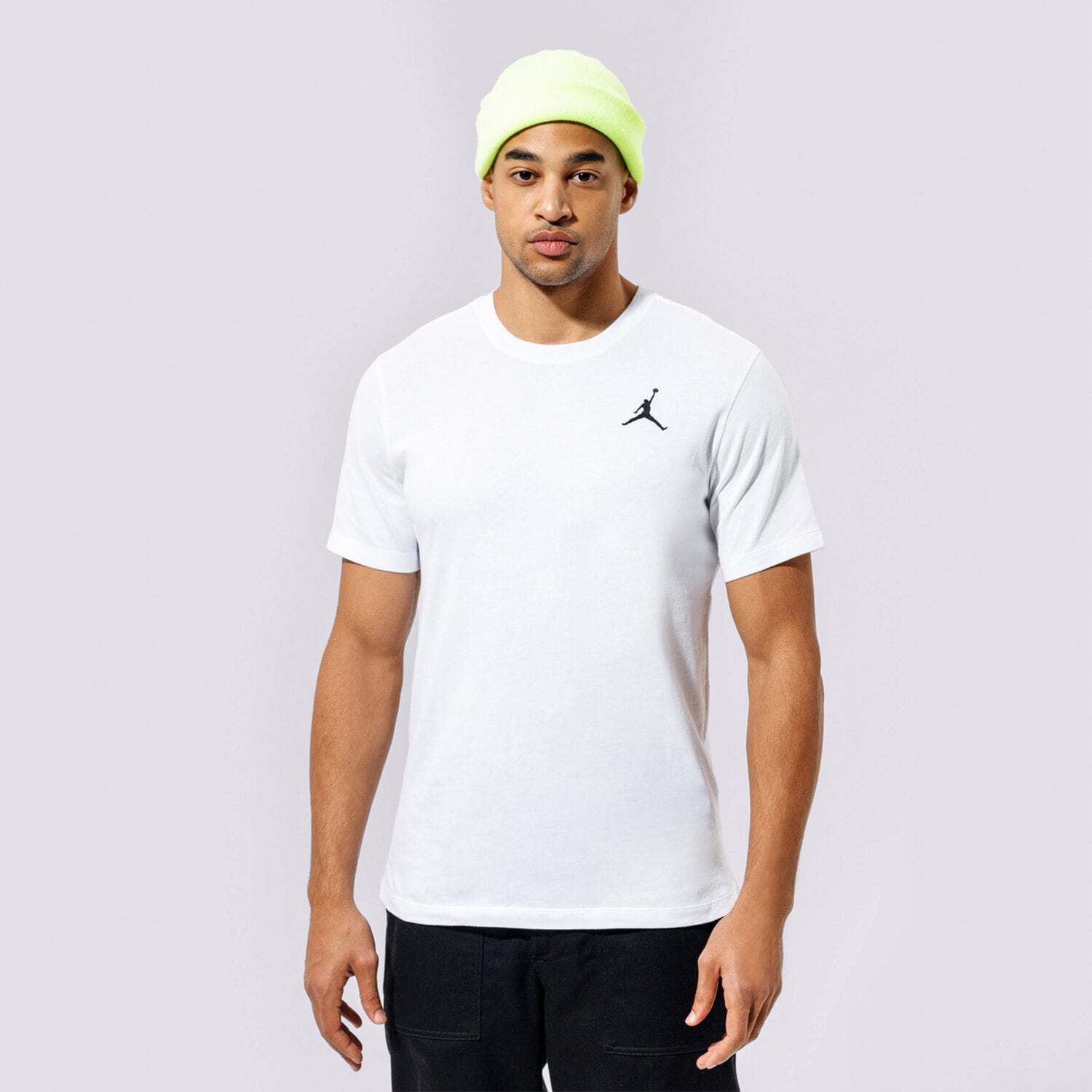 pánské tričko JORDAN TRIČKO M J JUMPMAN EMB SS CREW DC7485-100 BÍLÁ