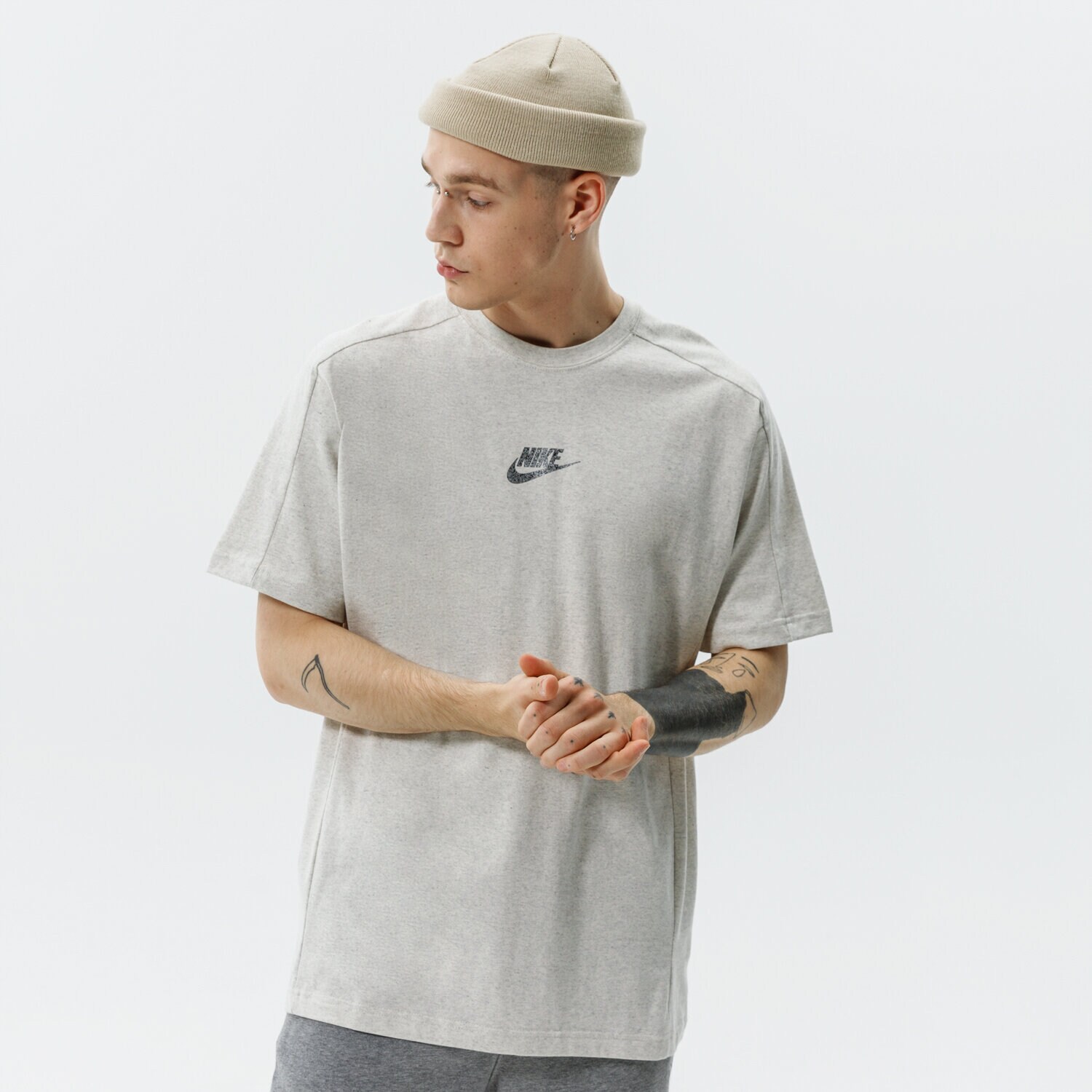 pánské tričko NIKE TRIČKO M NSW SS JSY TOP REVIVAL DM0085-100 BÍLÁ