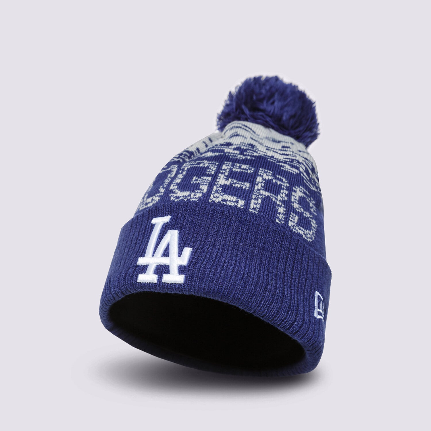 pánská čepice NEW ERA ČEPICE ZIMNÍ MLB SPORT KNIT LA DODGERS LOS ANGELES D 11796967 TMAVOMODRÁ