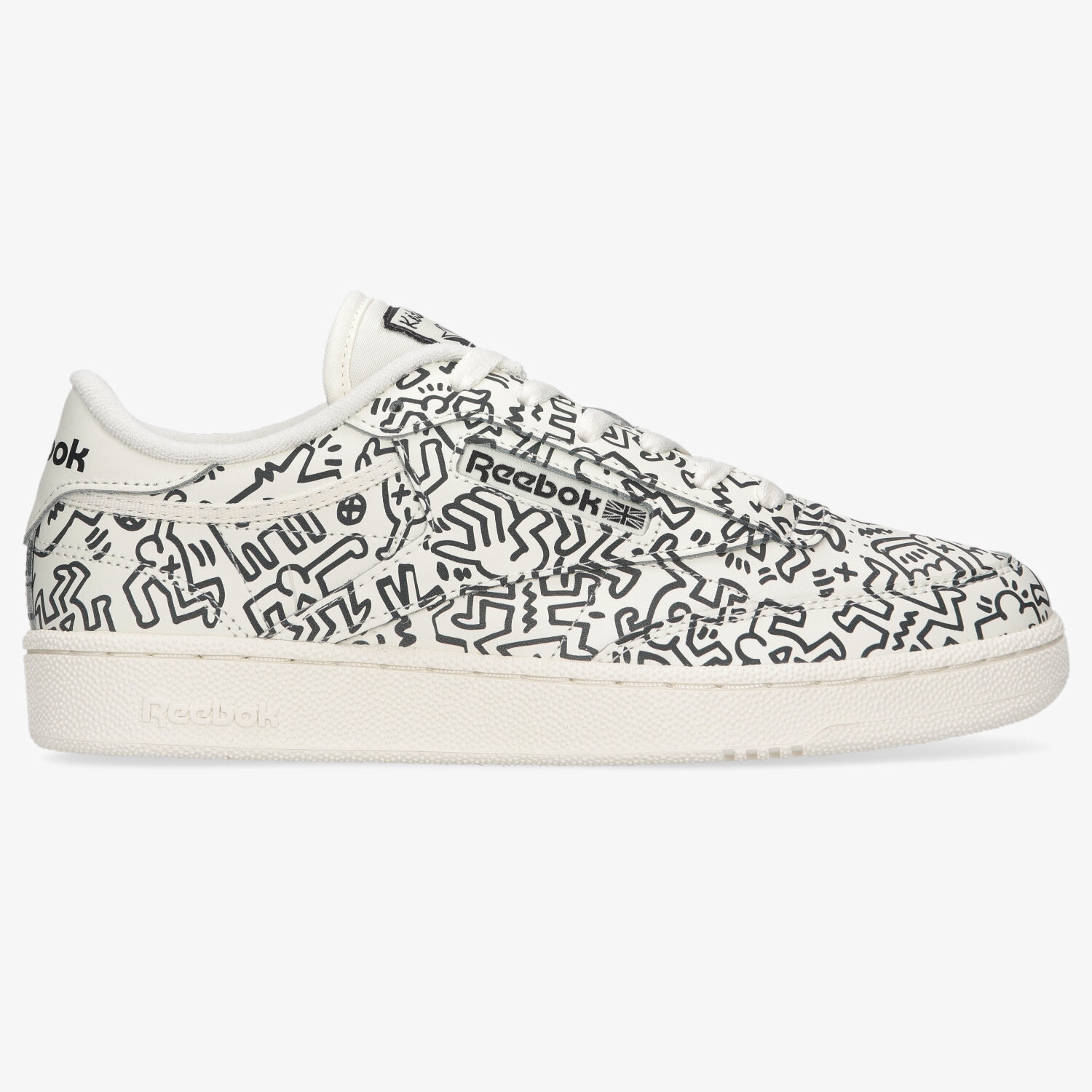pánské tenisky REEBOK CLUB C KEITH HARING GZ1458 BÍLÁ