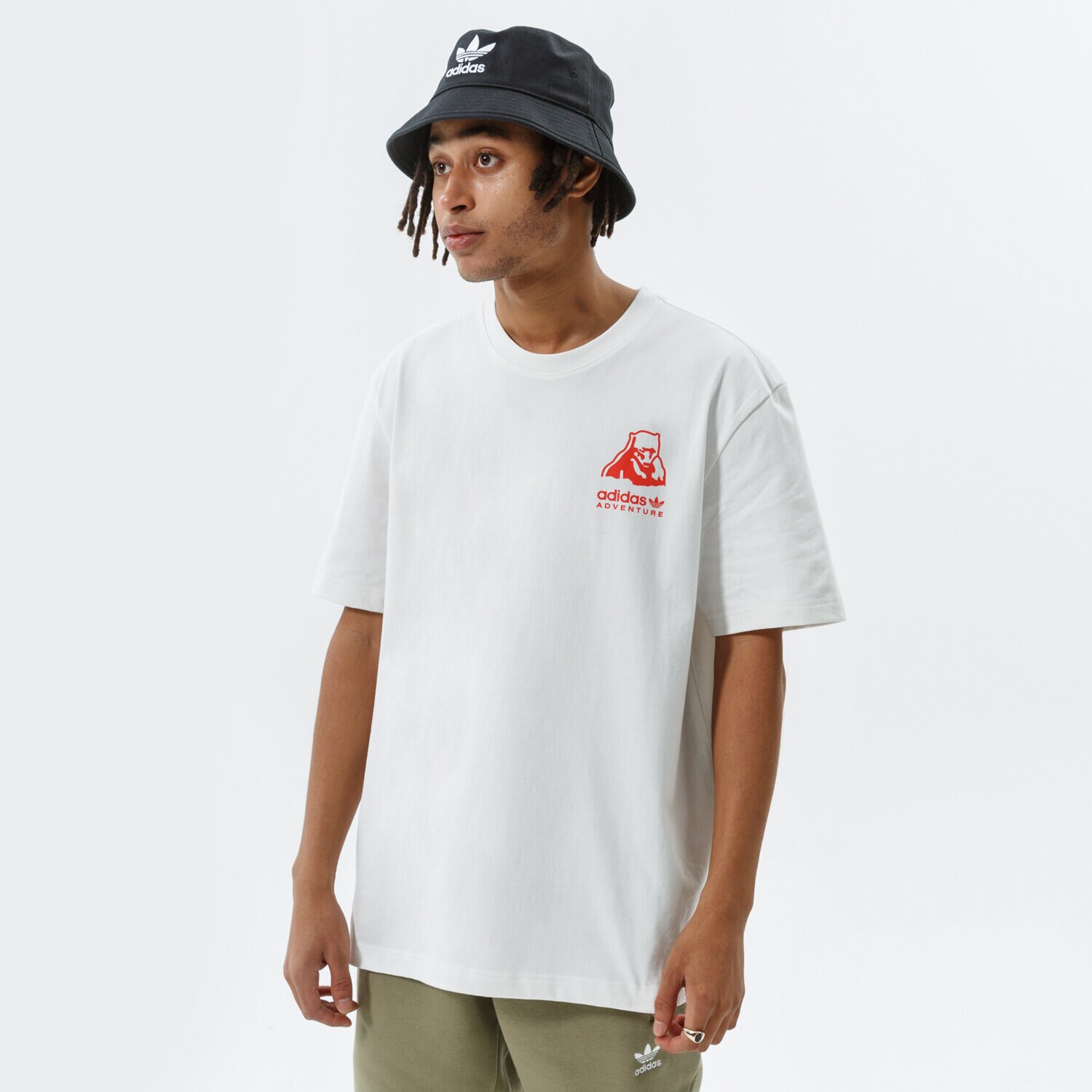 pánské tričko ADIDAS TRIČKO PBEAR TEE H09082 BÍLÁ