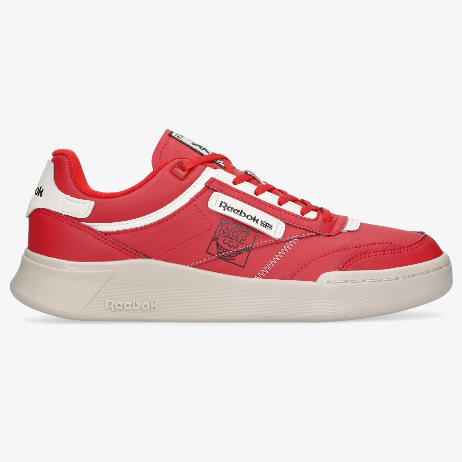 pánské tenisky REEBOK CLUB C LEGACY KEITH HARING GZ1459 ČERVENÁ