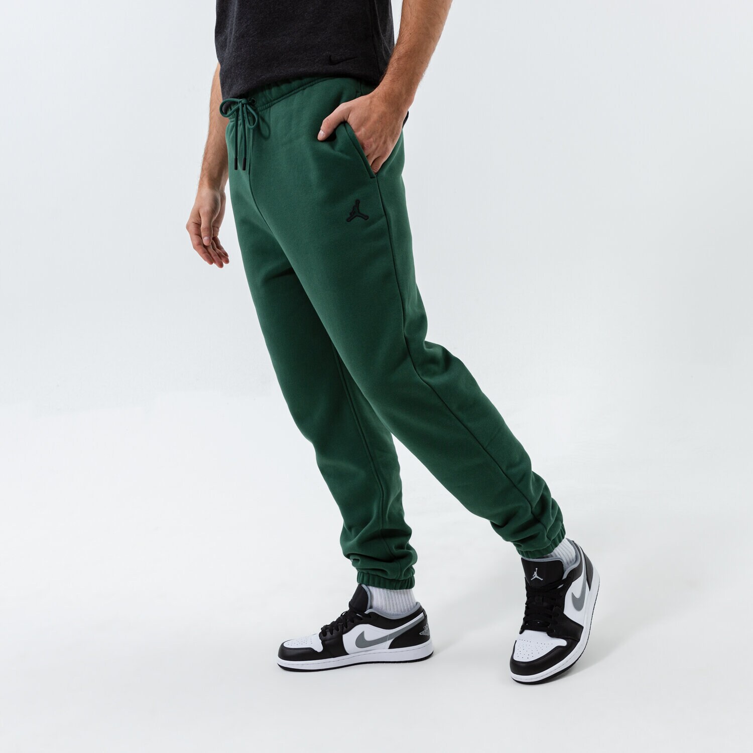 pánské kalhoty JORDAN KALHOTY  M J ESS FLC PANT DA9820-333 ZELENÁ