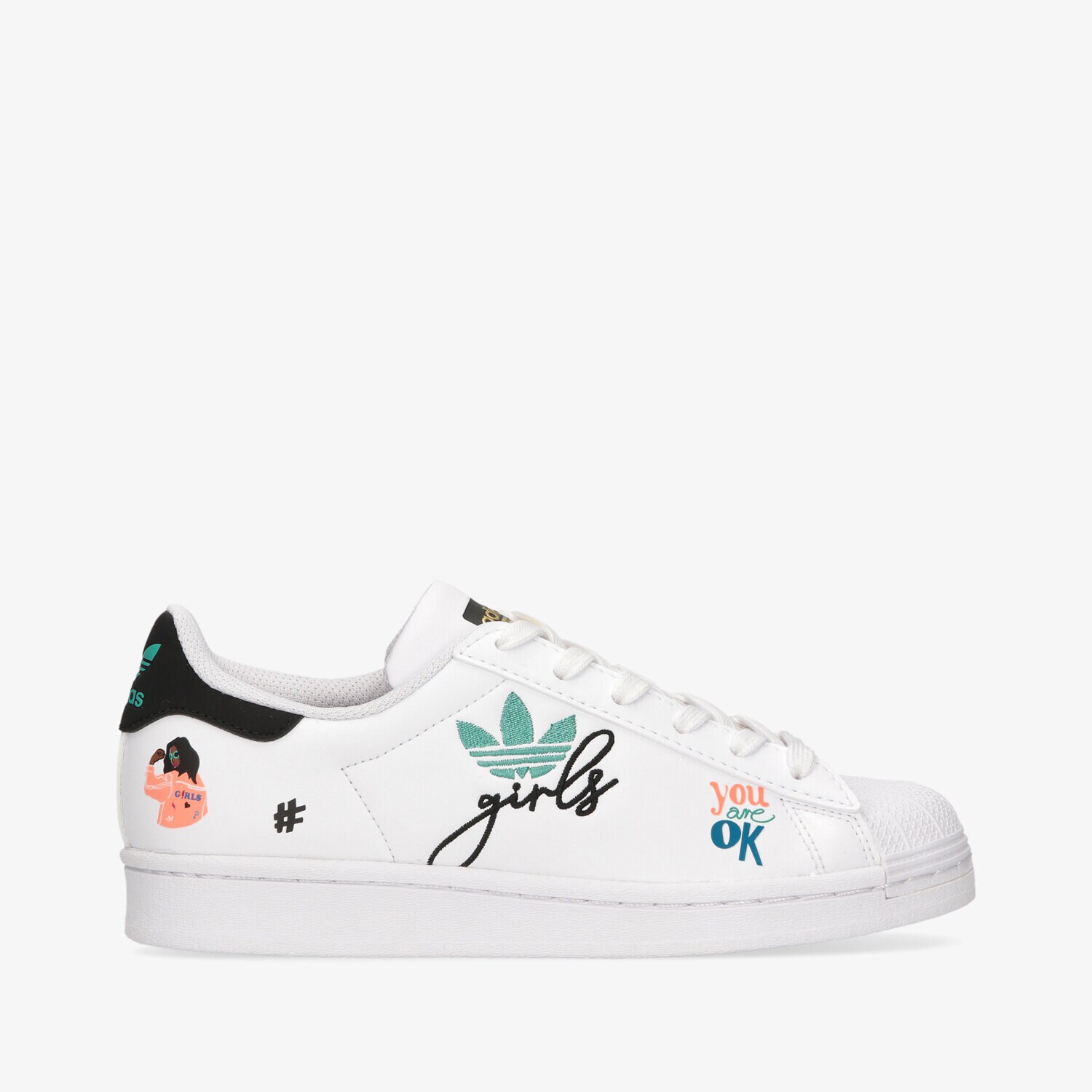 dětské tenisky ADIDAS SUPERSTAR PURE J H03995 BÍLÁ