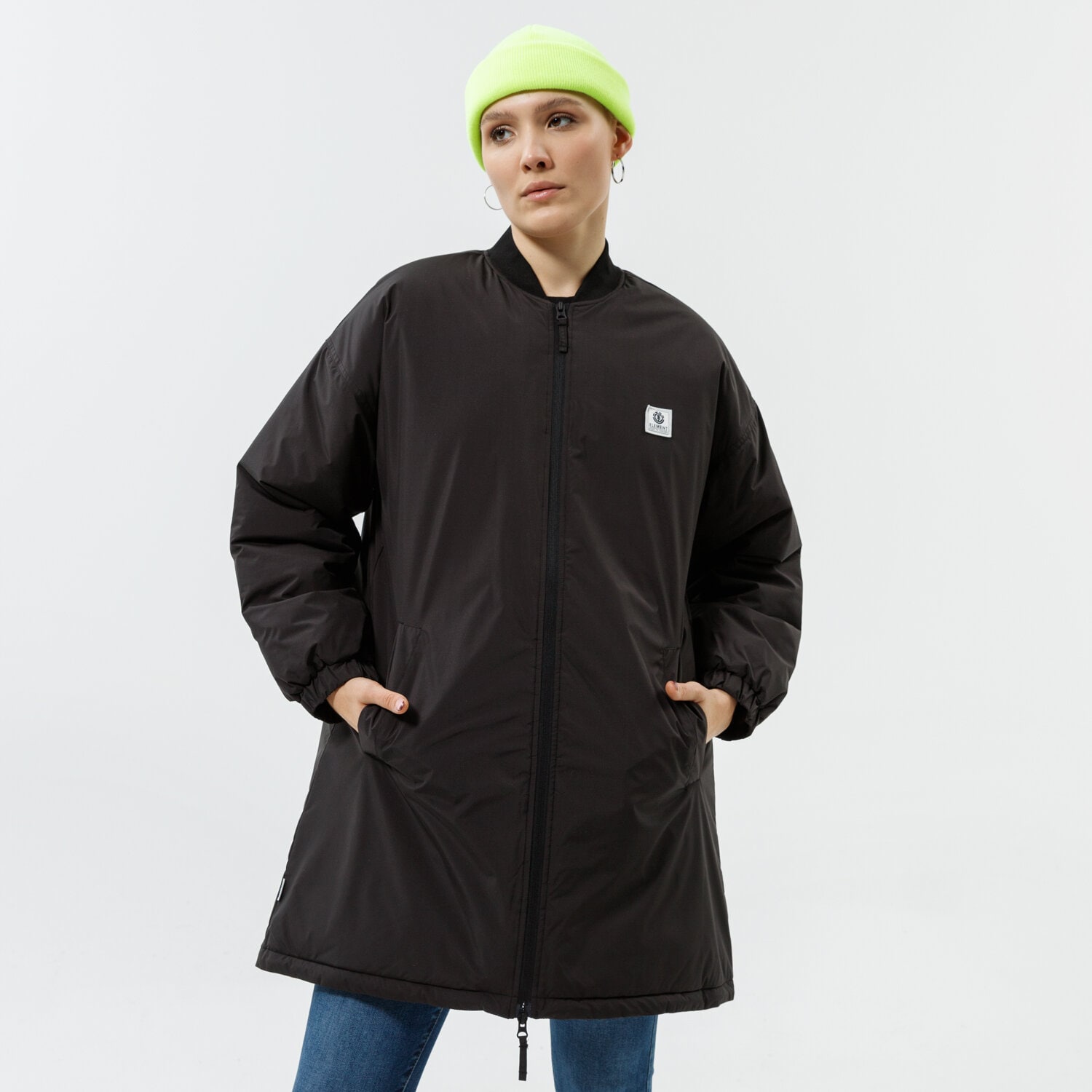 dámská zimní bunda ELEMENT BUNDA PILGRIM LIGHT PUFF N Z3JKC53732 ČERNÁ