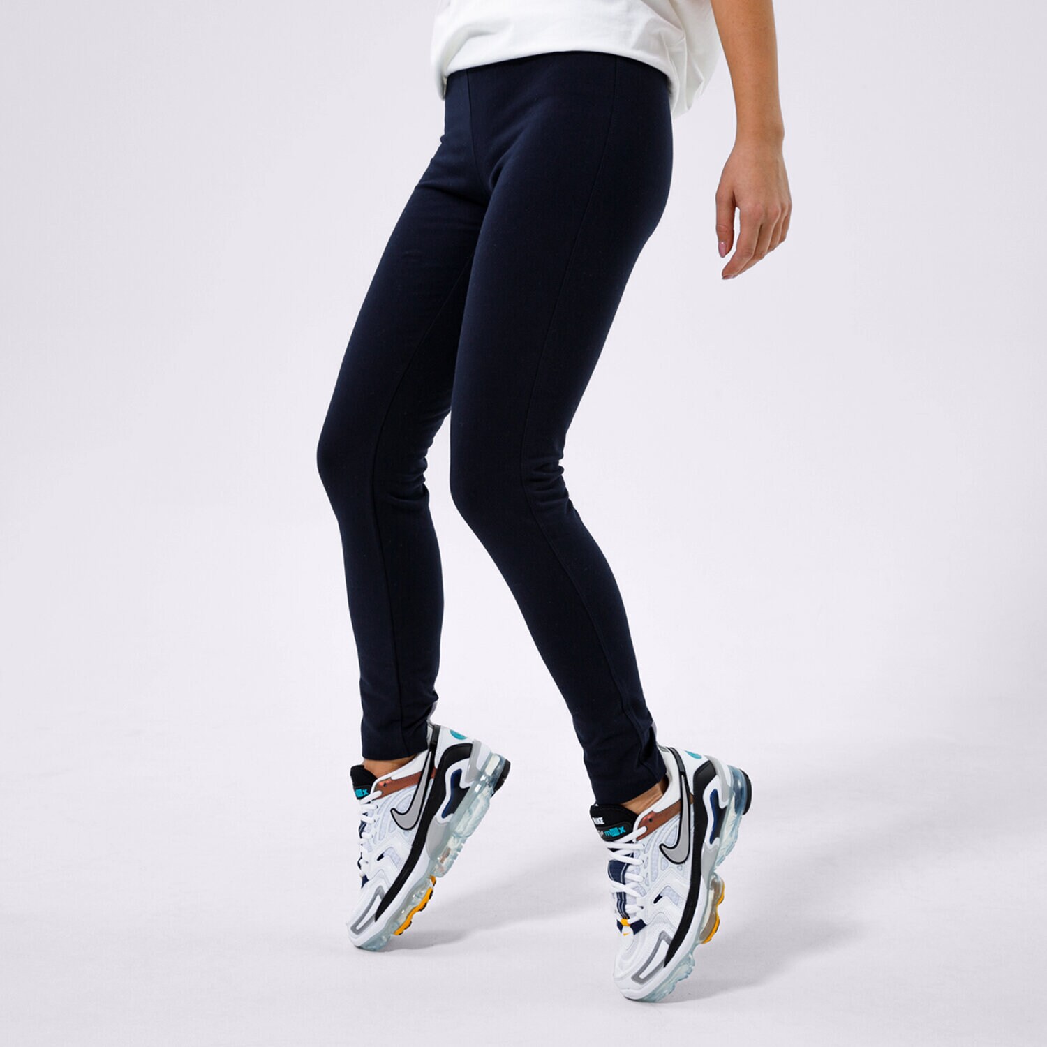 dámské kalhoty CHAMPION KALHOTY  LEGGINGS 112012BS501 TMAVOMODRÁ