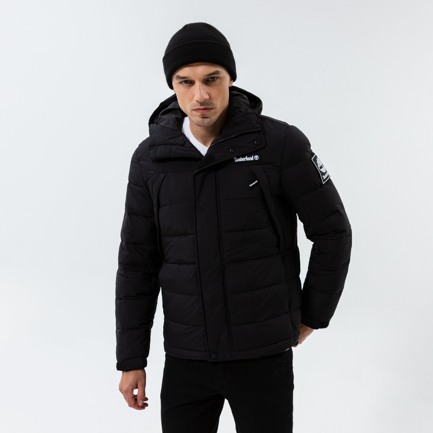 pánská zimní bunda TIMBERLAND BUNDA ZIMNÍ YC OUTDOOR ARCHIVE PUFFER JACKET TB0A2AEB0011 ČERNÁ