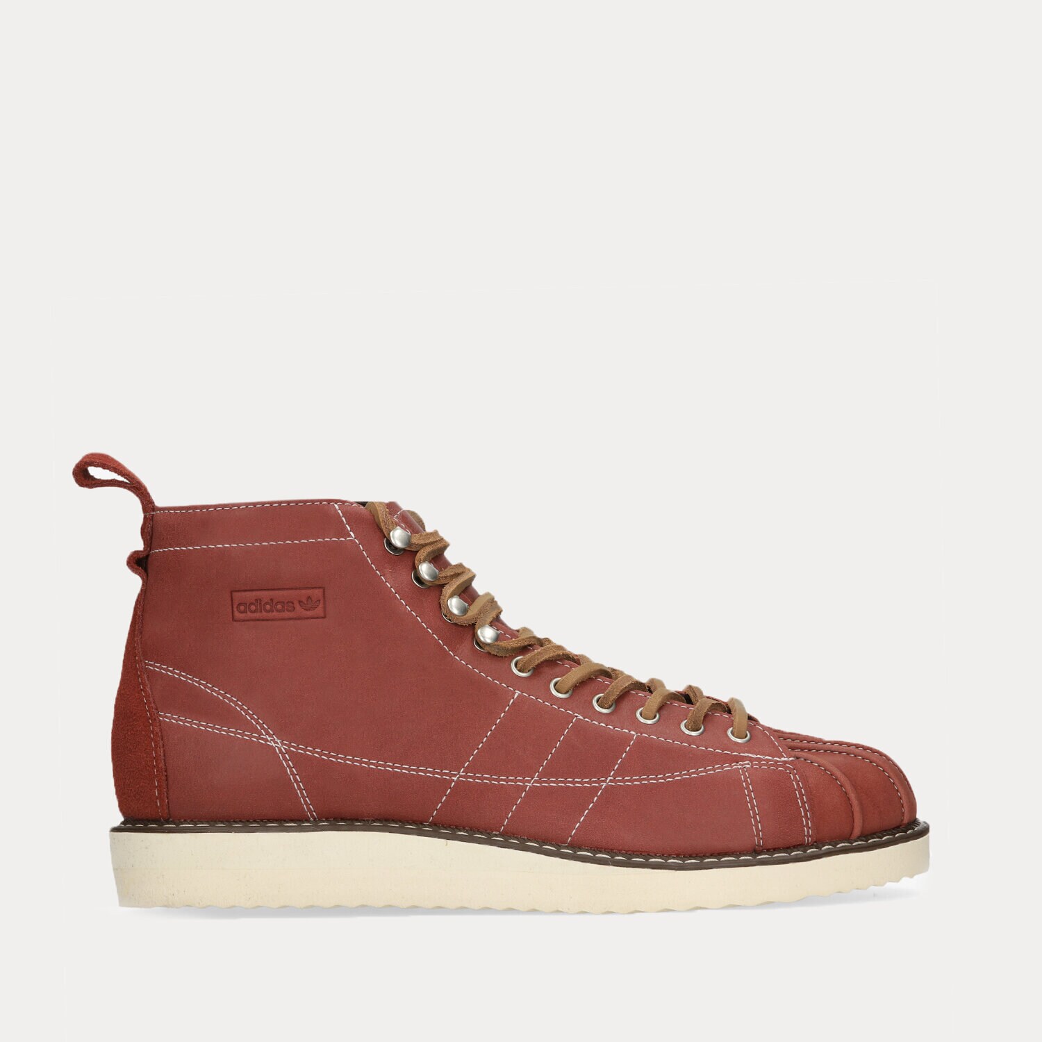 pánské tenisky ADIDAS SUPERSTAR BOOT FZ2642 HNĚDÁ