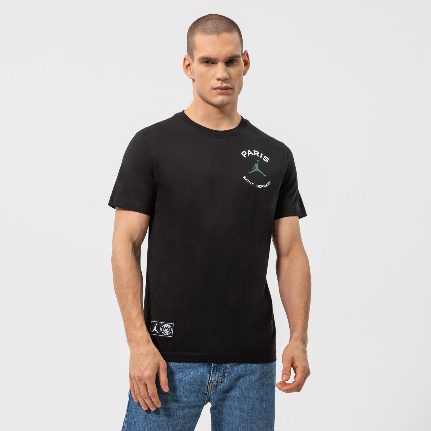 pánské tričko JORDAN TRIČKO PARIS SAINT-GERMAIN LOGO DB6514-010 ČERNÁ