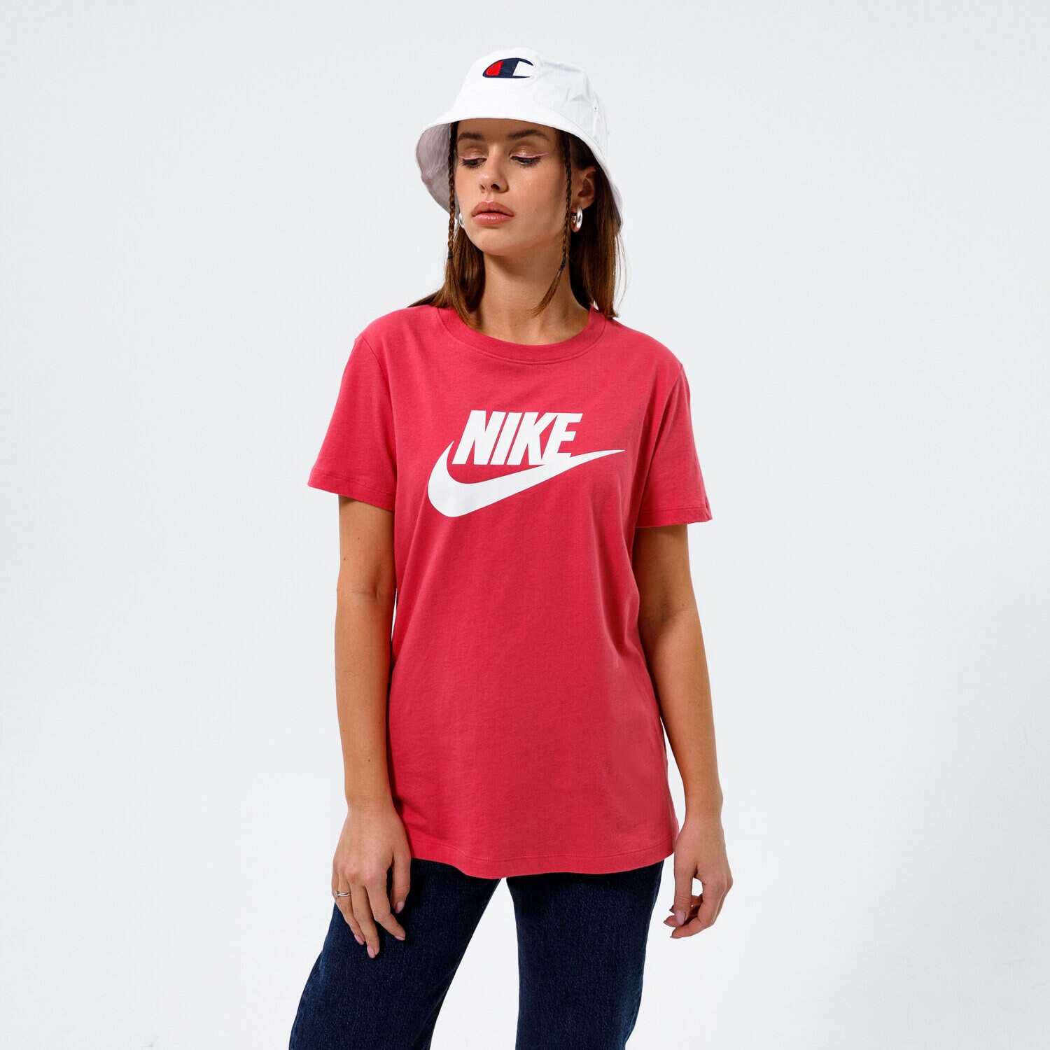 dámské tričko NIKE TRIČKO SPORTSWEAR ESSENTIAL BV6169-622 RŮŽOVÁ