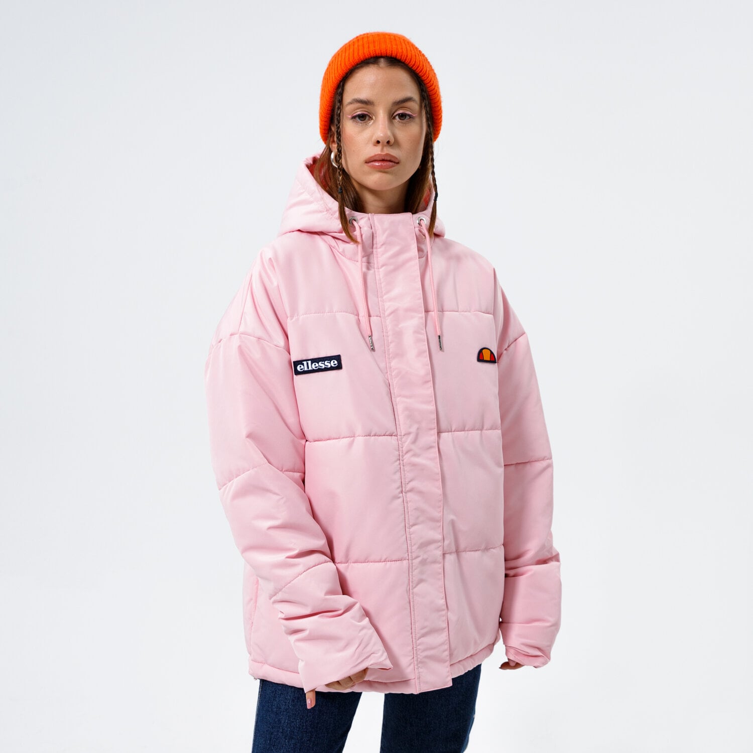 dámská zimní bunda ELLESSE BUNDA PEJO LPINK PADDED JACKET SGC05501808 RŮŽOVÁ