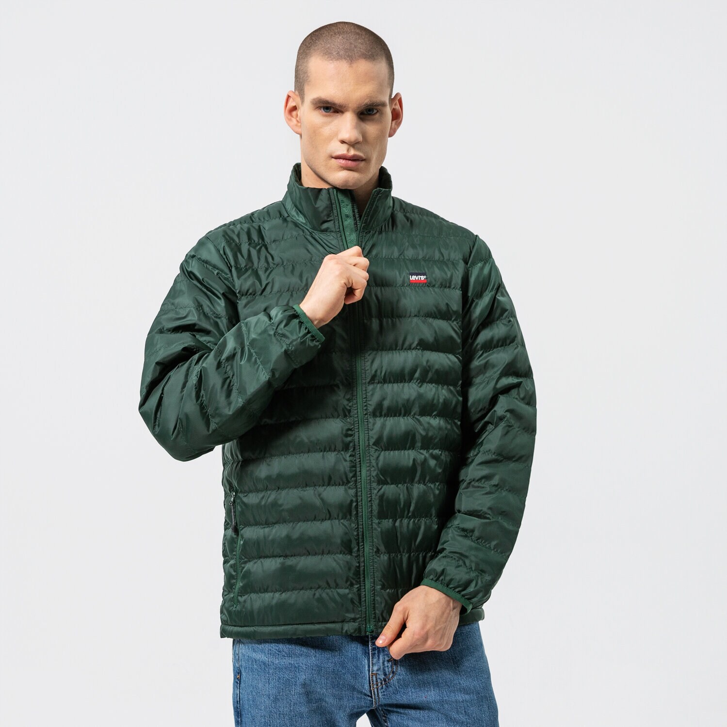 pánská zimní bunda LEVI'S BUNDA ZIMNÍ PRESIDIO PACKABLE JACKET 275230010 ZELENÁ