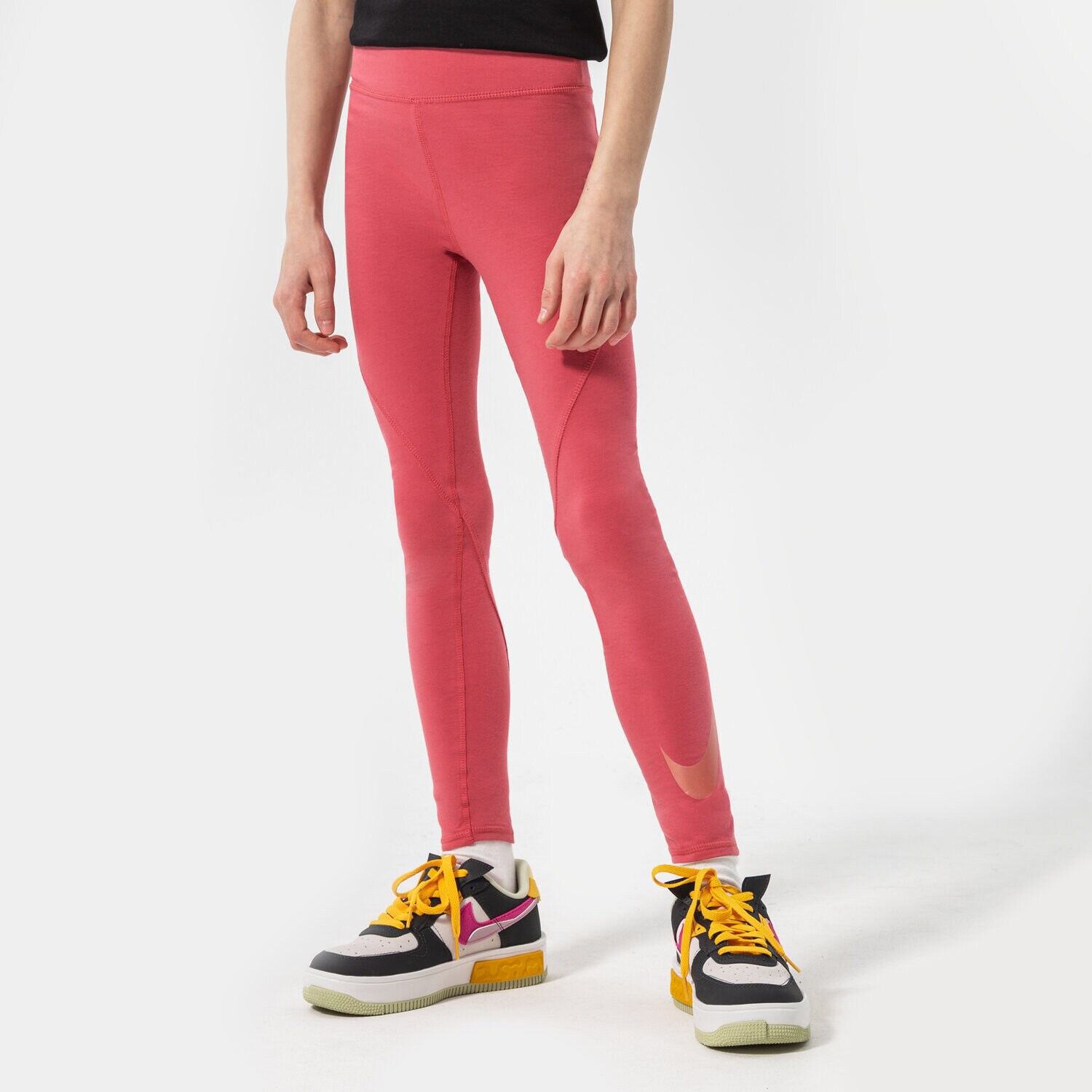 dětské kalhoty NIKE LEGGINGS G NSW FAVORITES GIRL DJ5821-622 RŮŽOVÁ