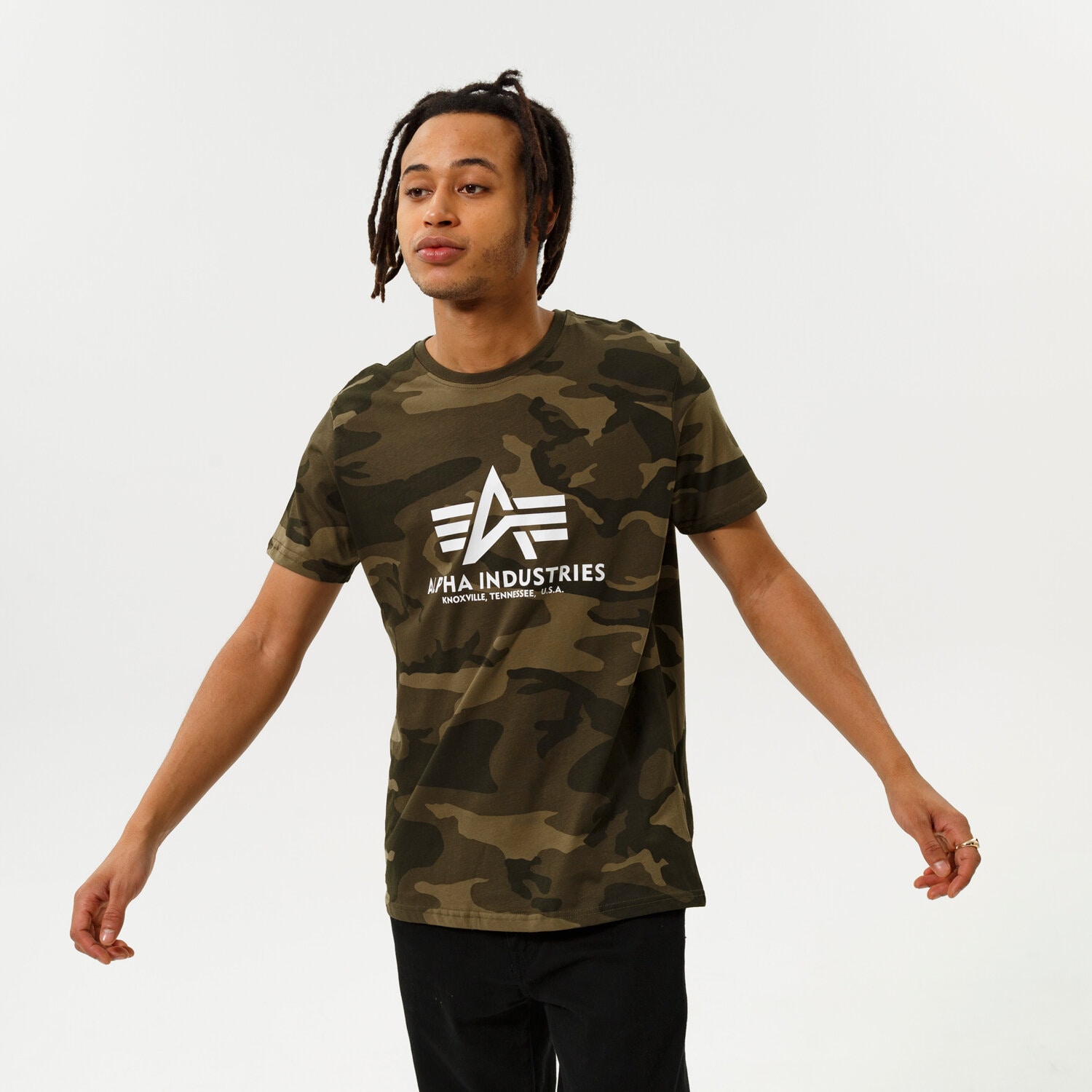 pánské tričko ALPHA INDUSTRIES TRIČKO BASIC T CAMO 100501C-239 VÍCEBAREVNÁ