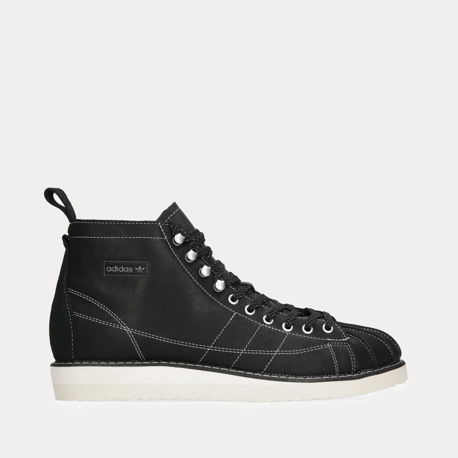 pánské tenisky ADIDAS SUPERSTAR BOOT H00241 ČERNÁ