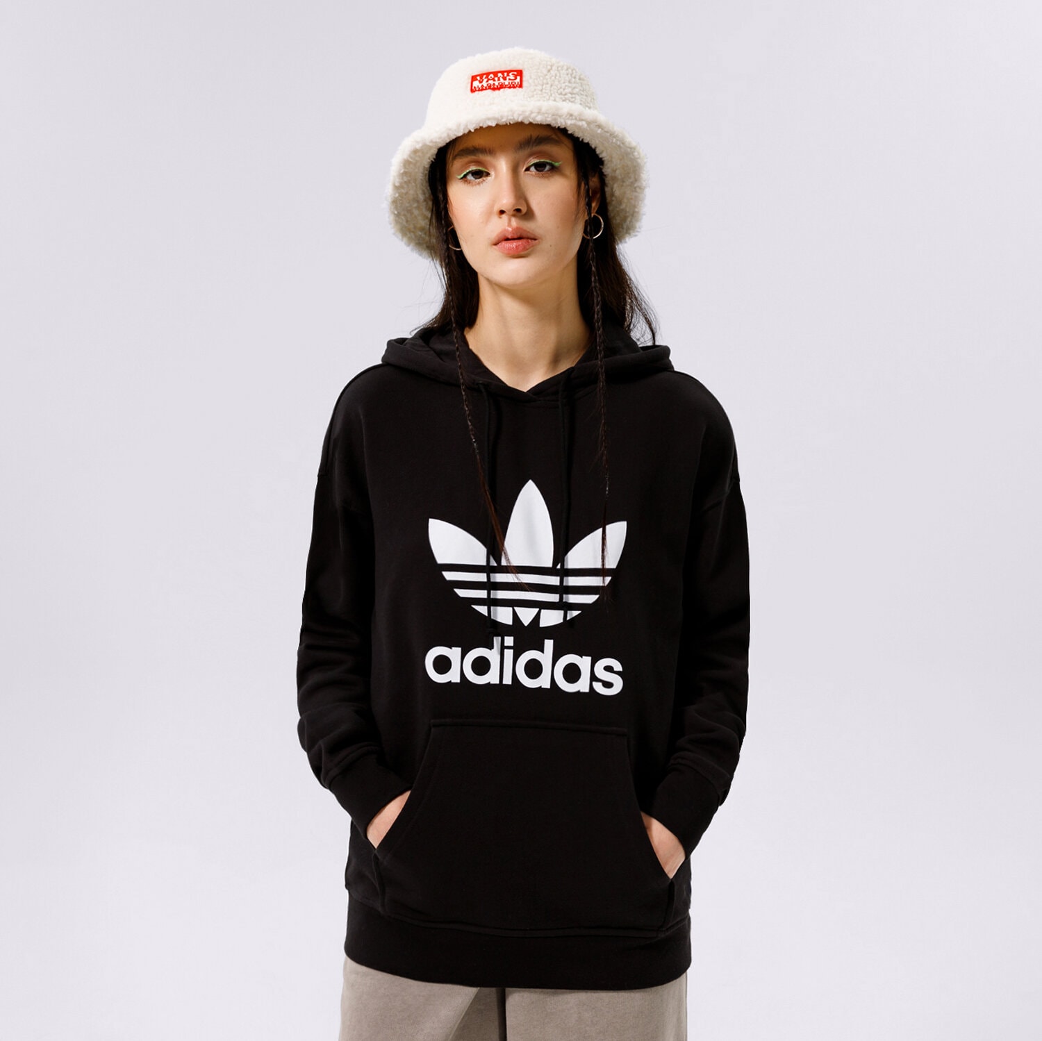 dámská mikina ADIDAS MIKINA S KAPUCÍ TRF HOODIE FM3307 ČERNÁ