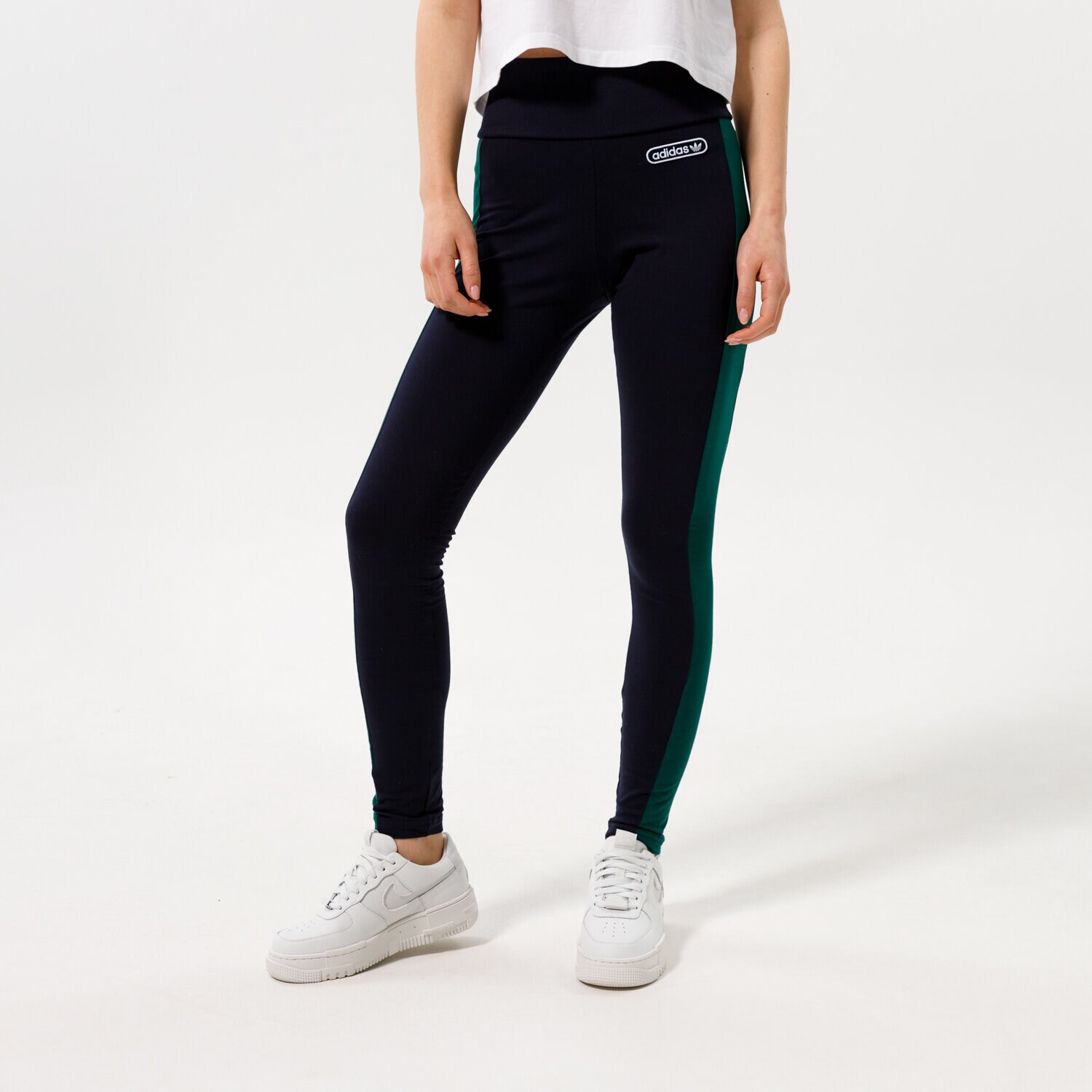 dámské kalhoty ADIDAS LEGGINGS LEGGINGS HL0026 ČERNÁ