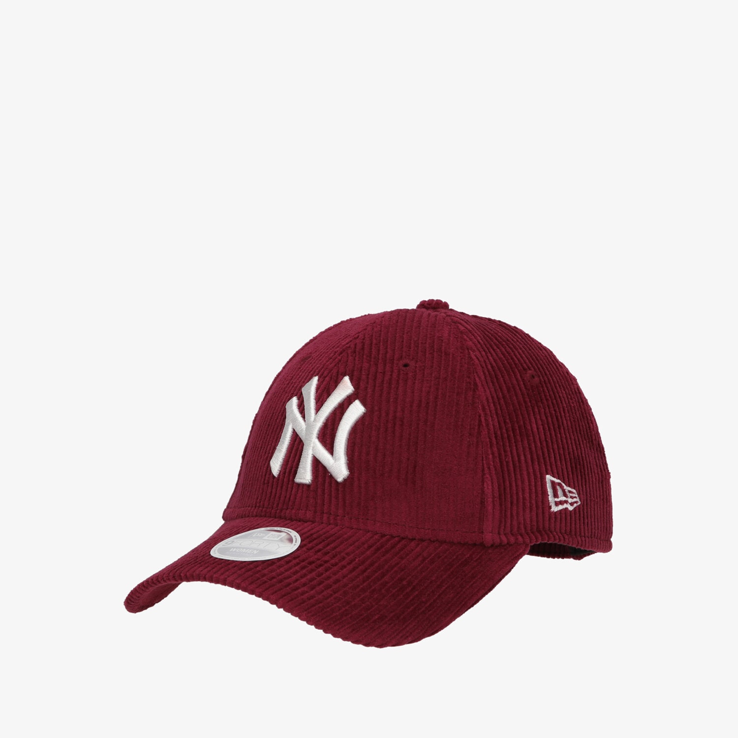 dámská kšiltovka NEW ERA ČEPICE WMNS FASHION CORD 940 NYY PNK NEW YORK YANKEE 60184839 BORDOVÁ