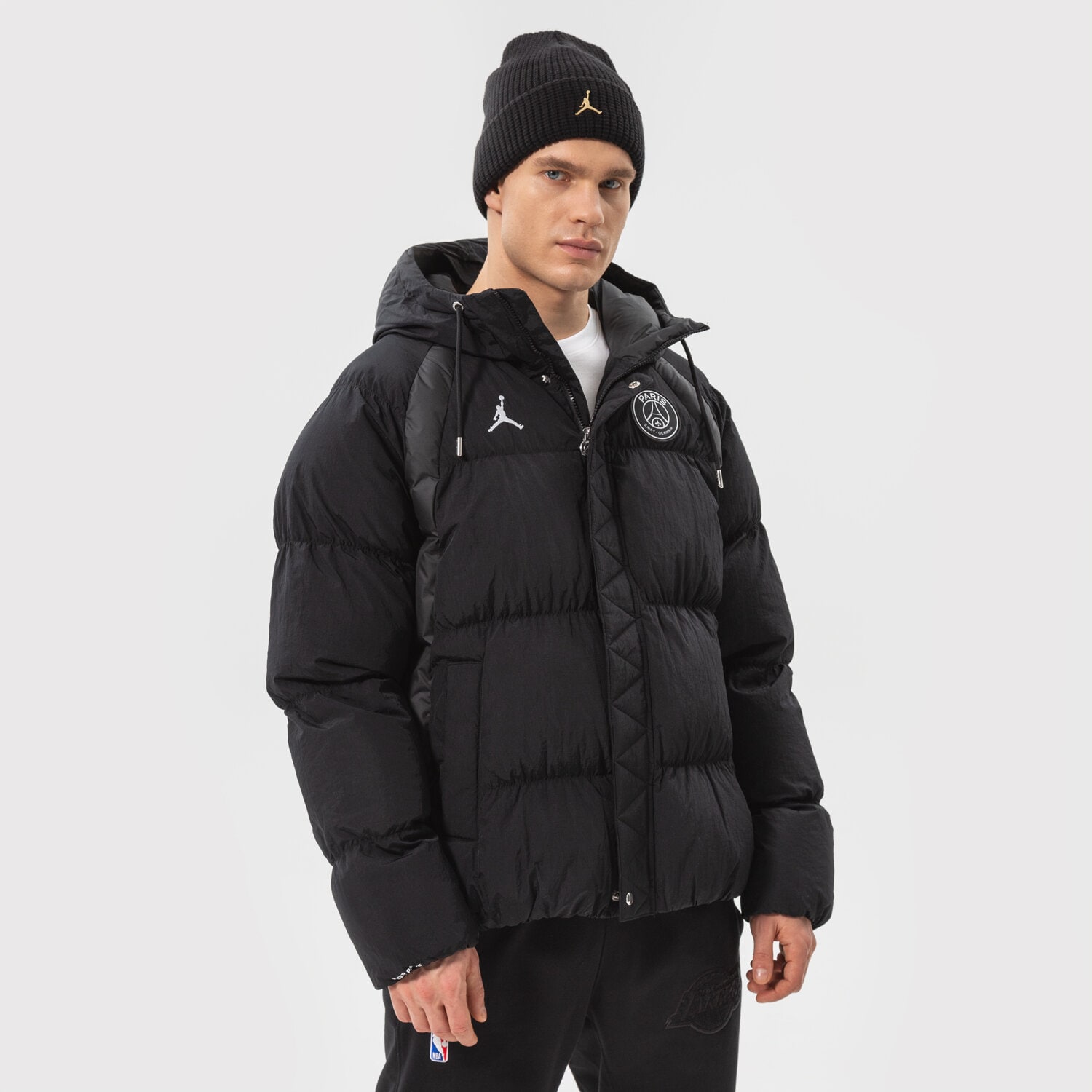 pánská zimní bunda JORDAN BUNDA ZIMNÍ M J PSG PUFFER JKT DB6494-010 ČERNÁ