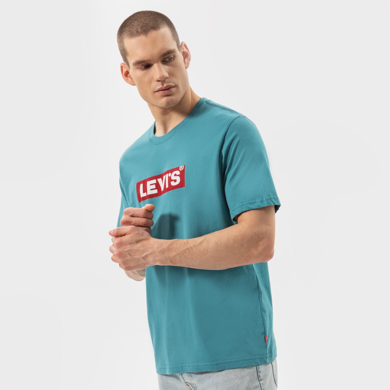 pánské tričko LEVI'S TRIČKO SS RELAXED FIT TEE 16143-0531 MODRÁ