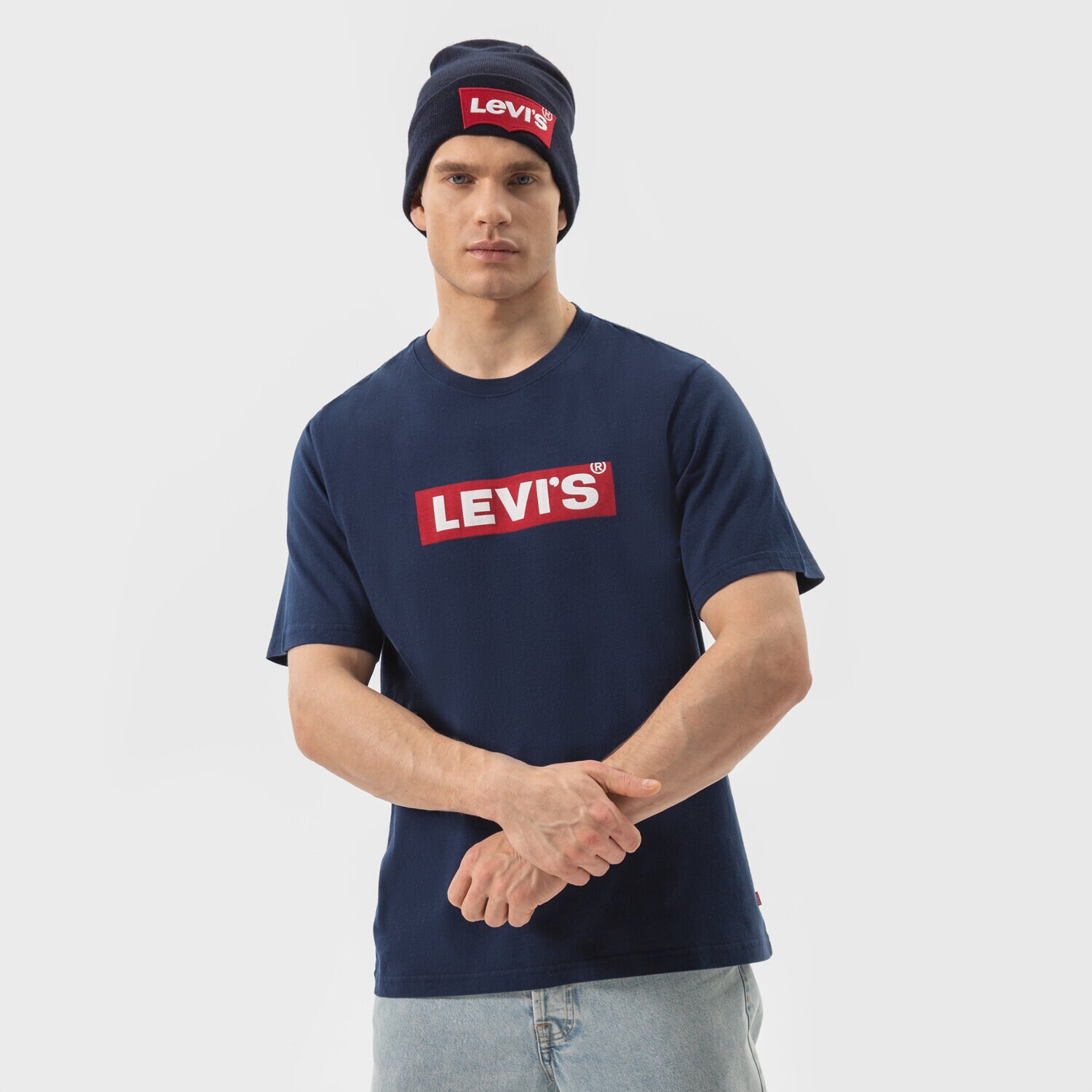 pánské tričko LEVI'S TRIČKO SS RELAXED FIT TEE 16143-0436 TMAVOMODRÁ